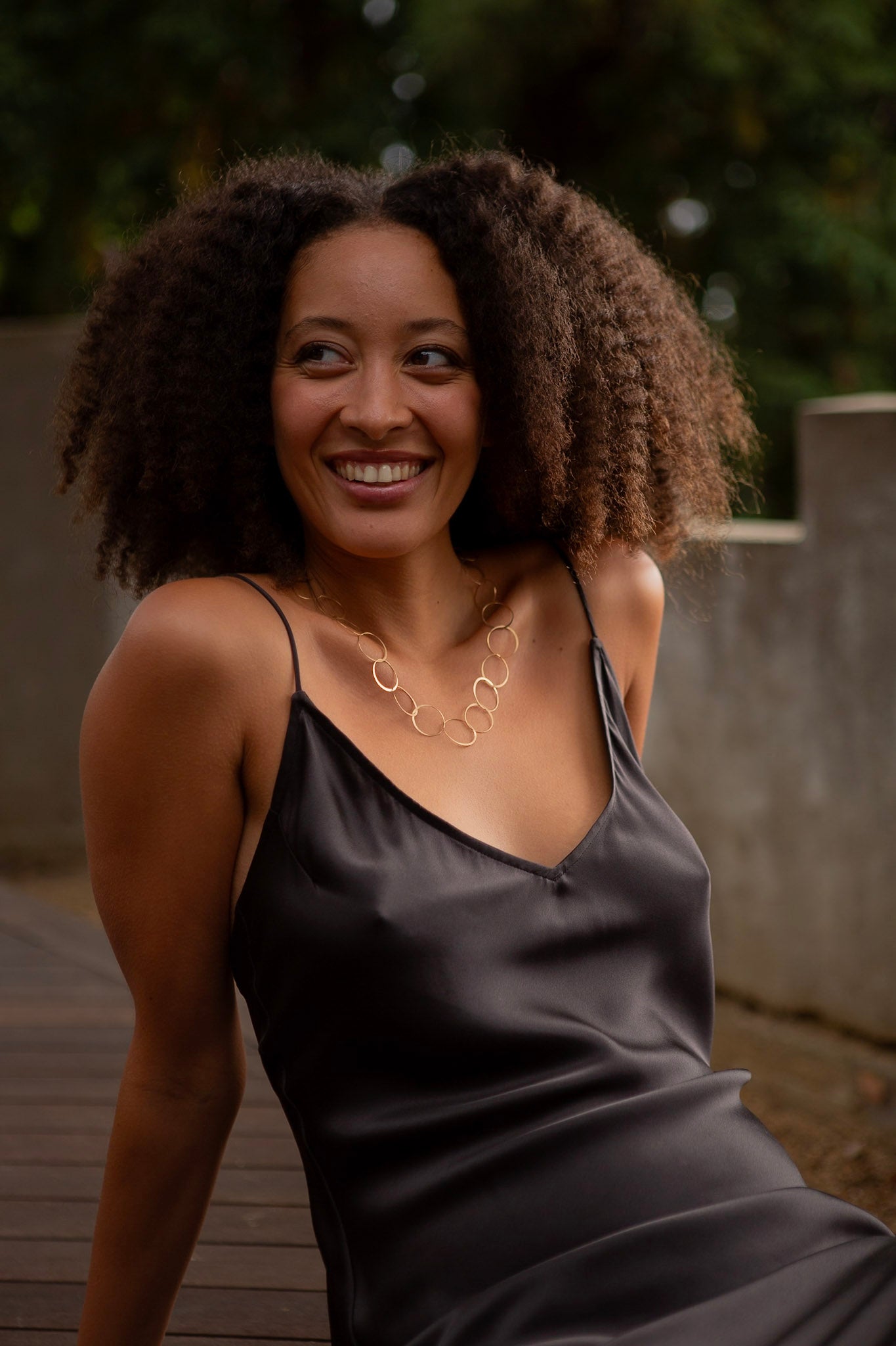 Beth Orduna 14K Gold Link Necklace