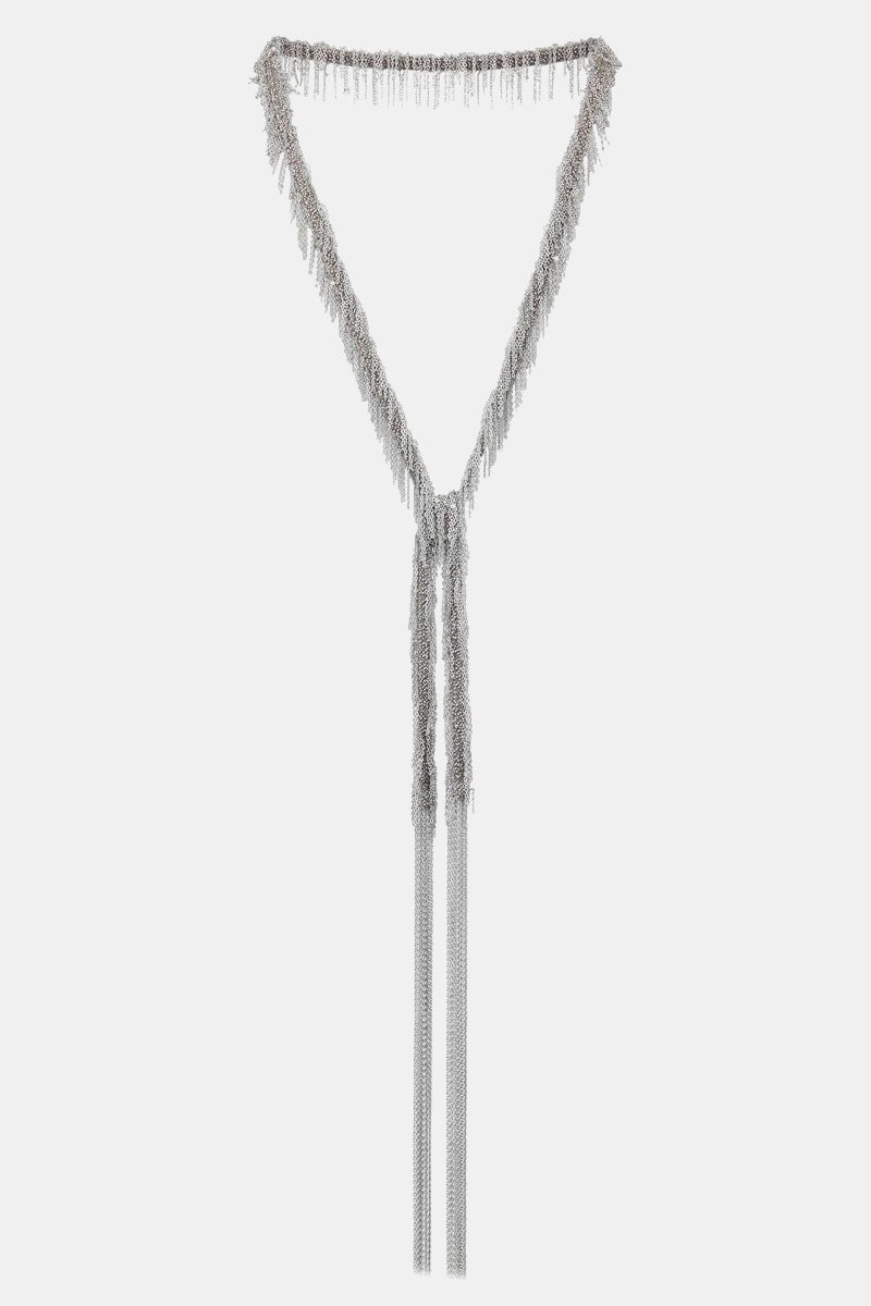 Marie Laure Chamorel 1C003 Necklace White Bronze