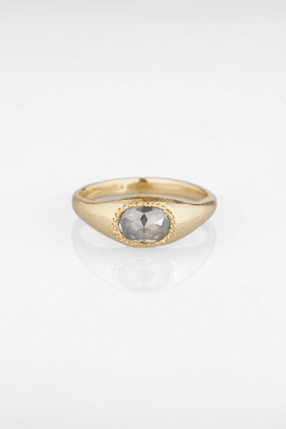 Satomi Kawakita Rose Cut Grey Diamond Ring