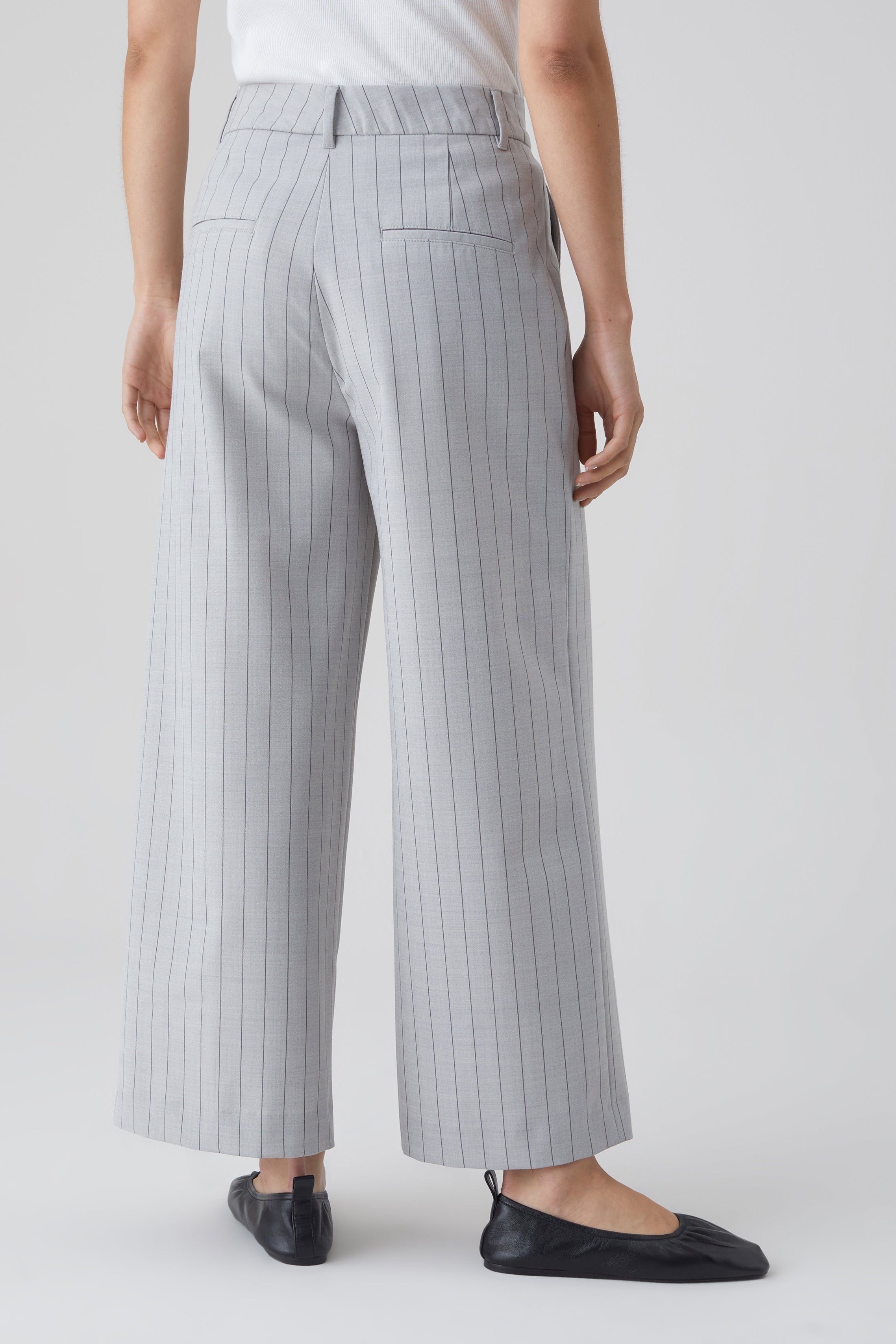 Closed Barton Pants In Grey Marble