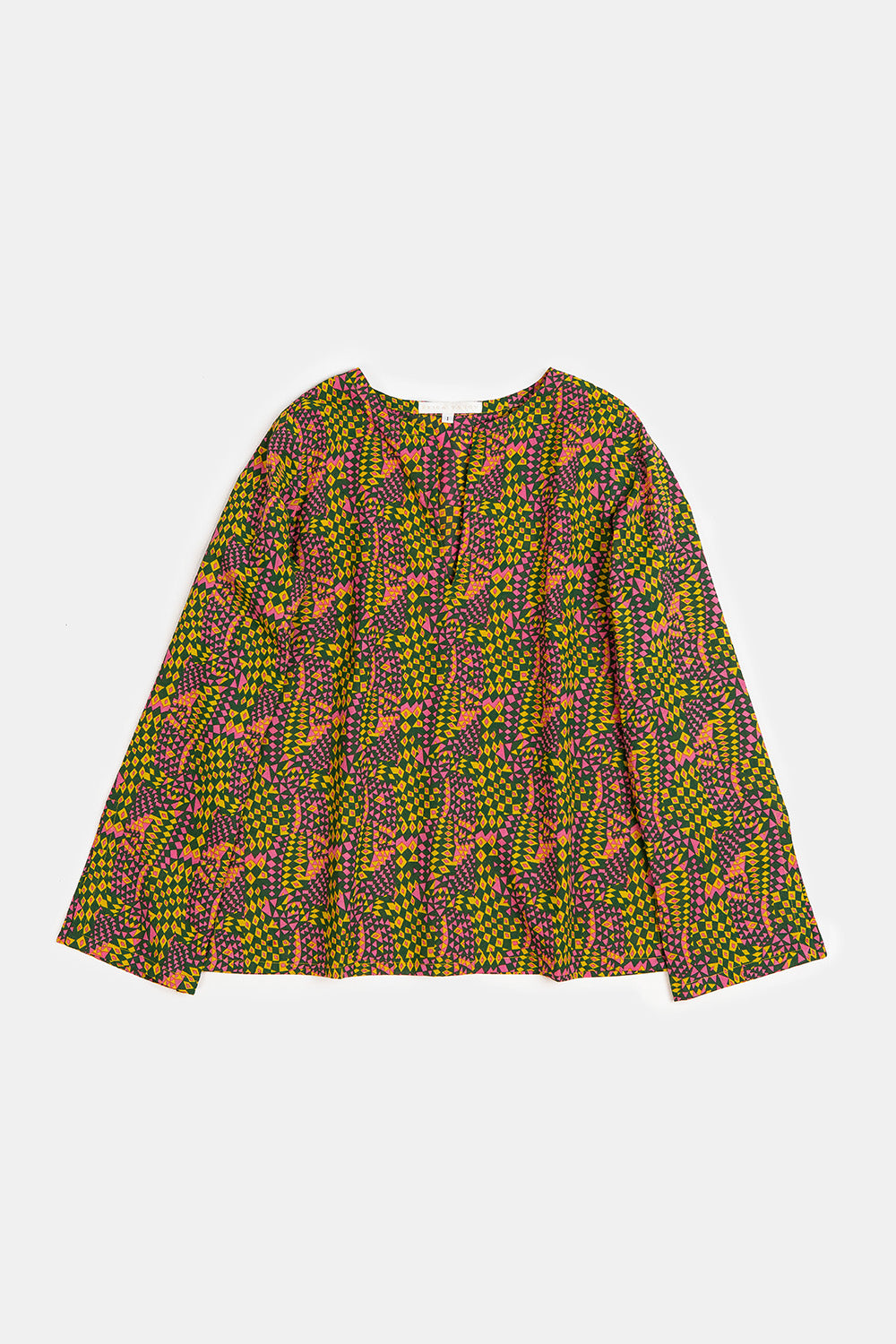 Diego Cotton Top in Jessica Fish 'Ritual'