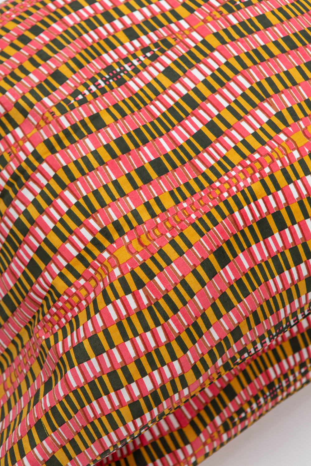 Cotton Pillowcase Pair In Jessica Fish 'Portal'