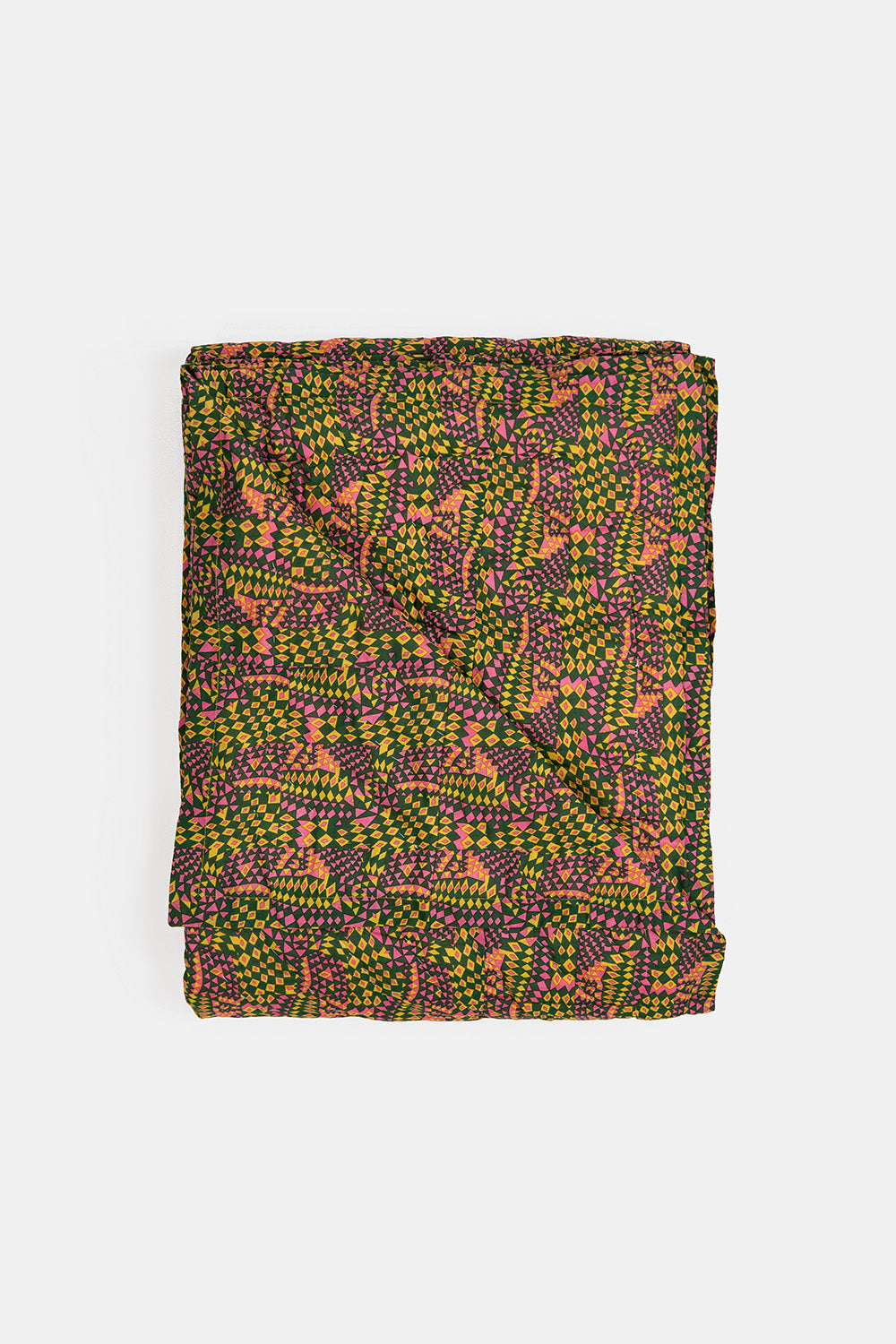 Cotton Hand-stiched Quilt In Jessica Fish 'Ritual'