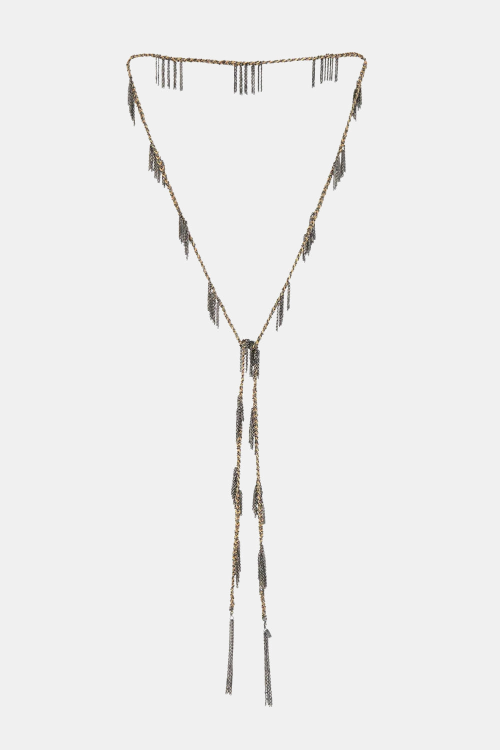 Marie Laure Chamorel 650 Necklace In Ruthenium Gold