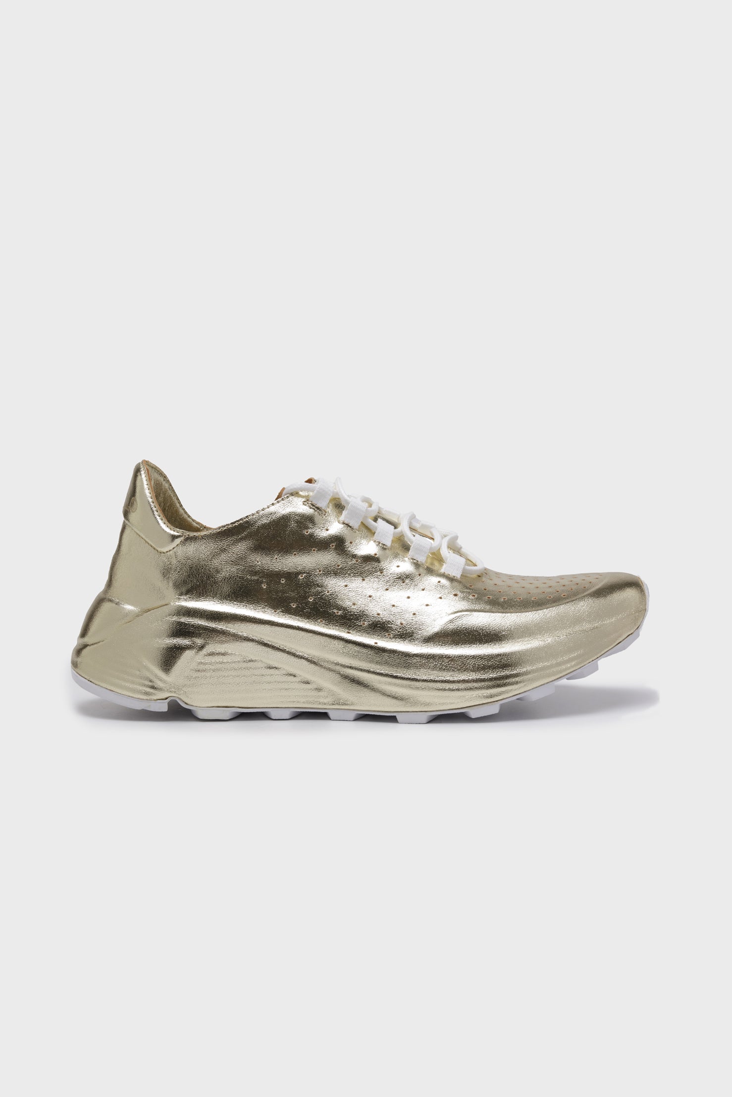 Del Carlo Matrix Sneakers In Gold