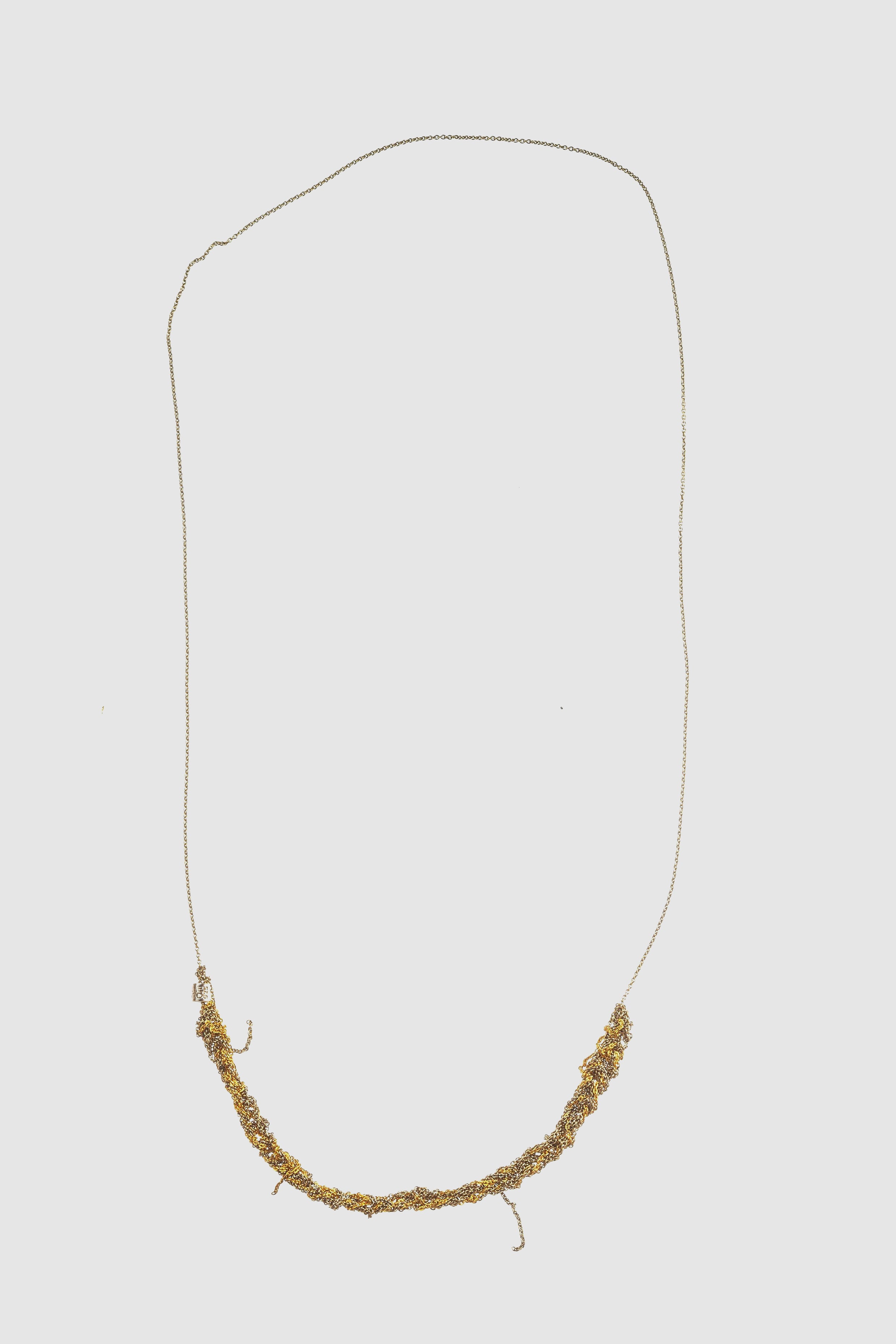 Arielle De Pinto The Skinny Necklace In Haze And Gold