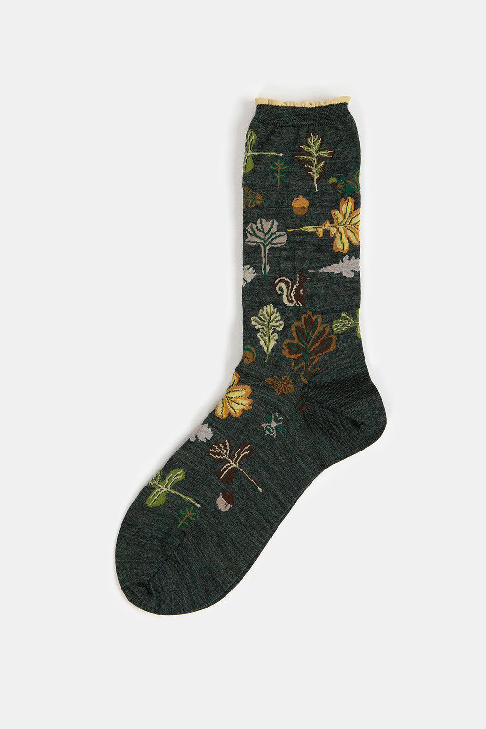 Antipast Autumn Park Socks in Green