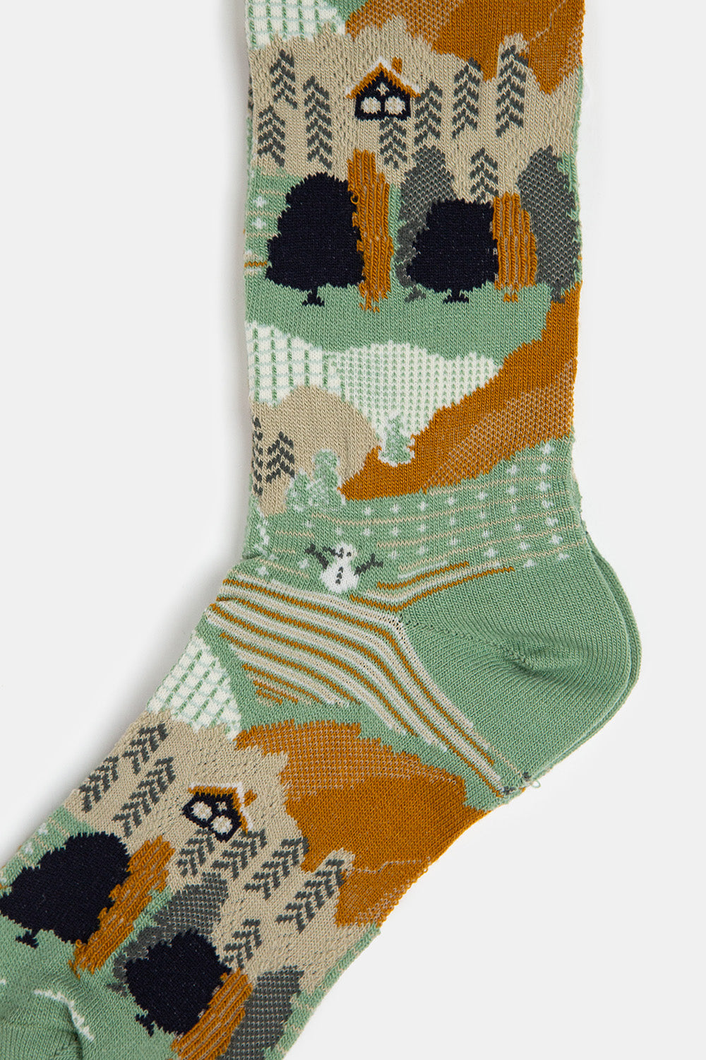 Antipast Snowy Winter Socks in Mint