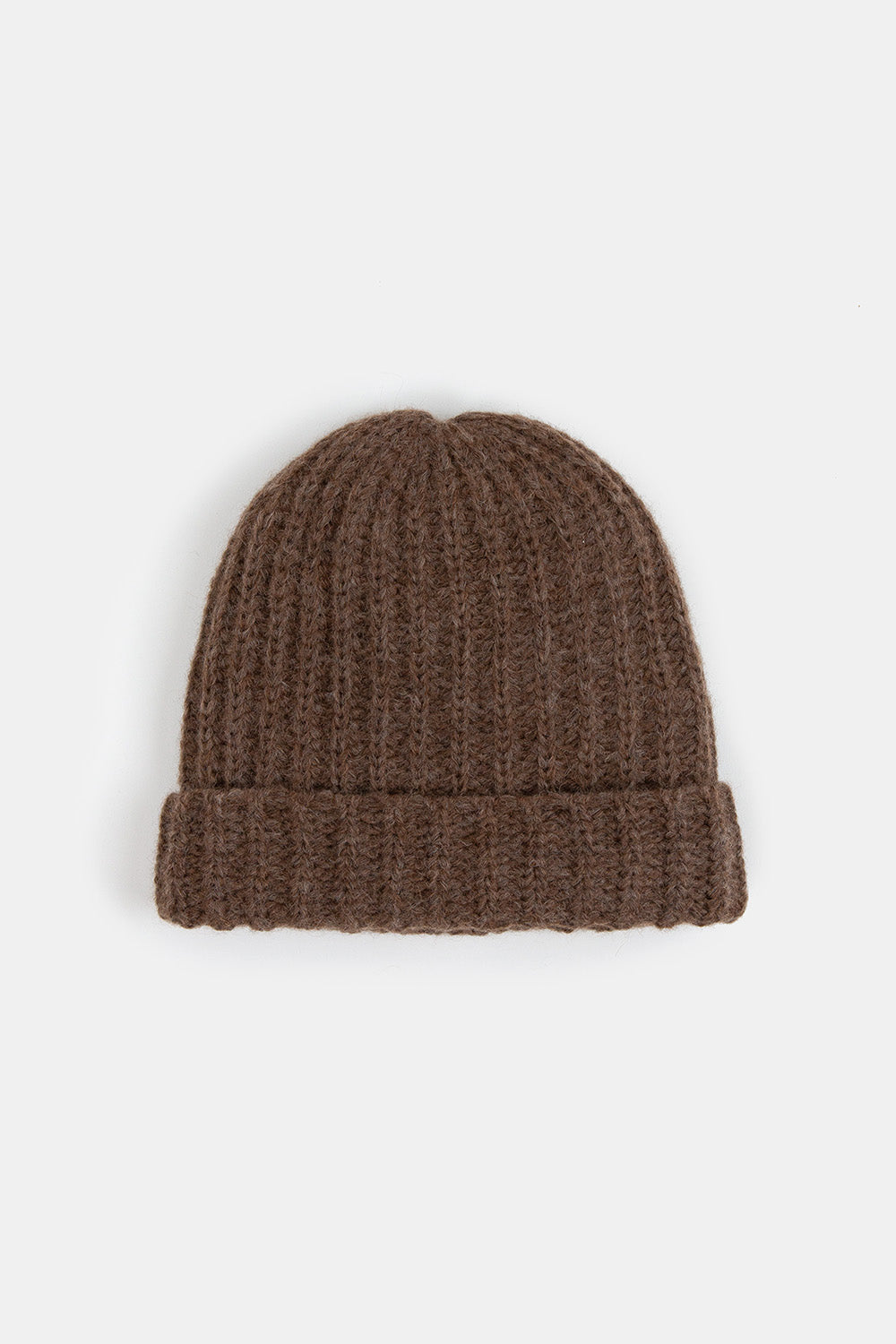 Alpaca Beanie in Bark