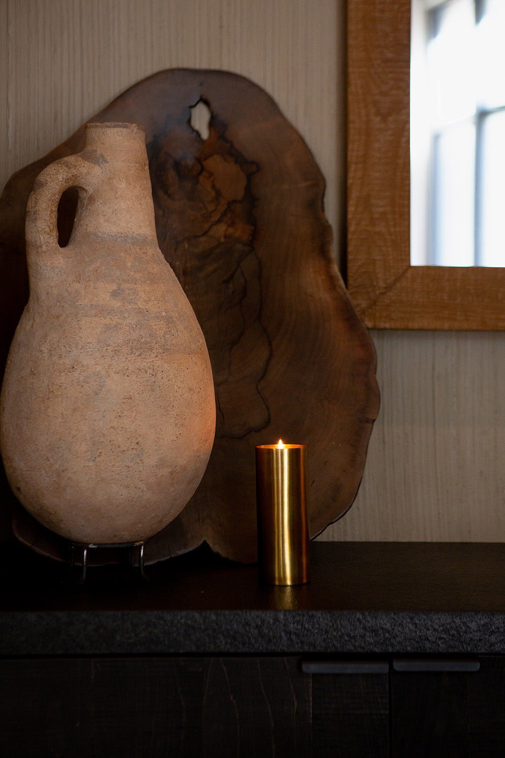 Brass Lavender Sanctuary Candle