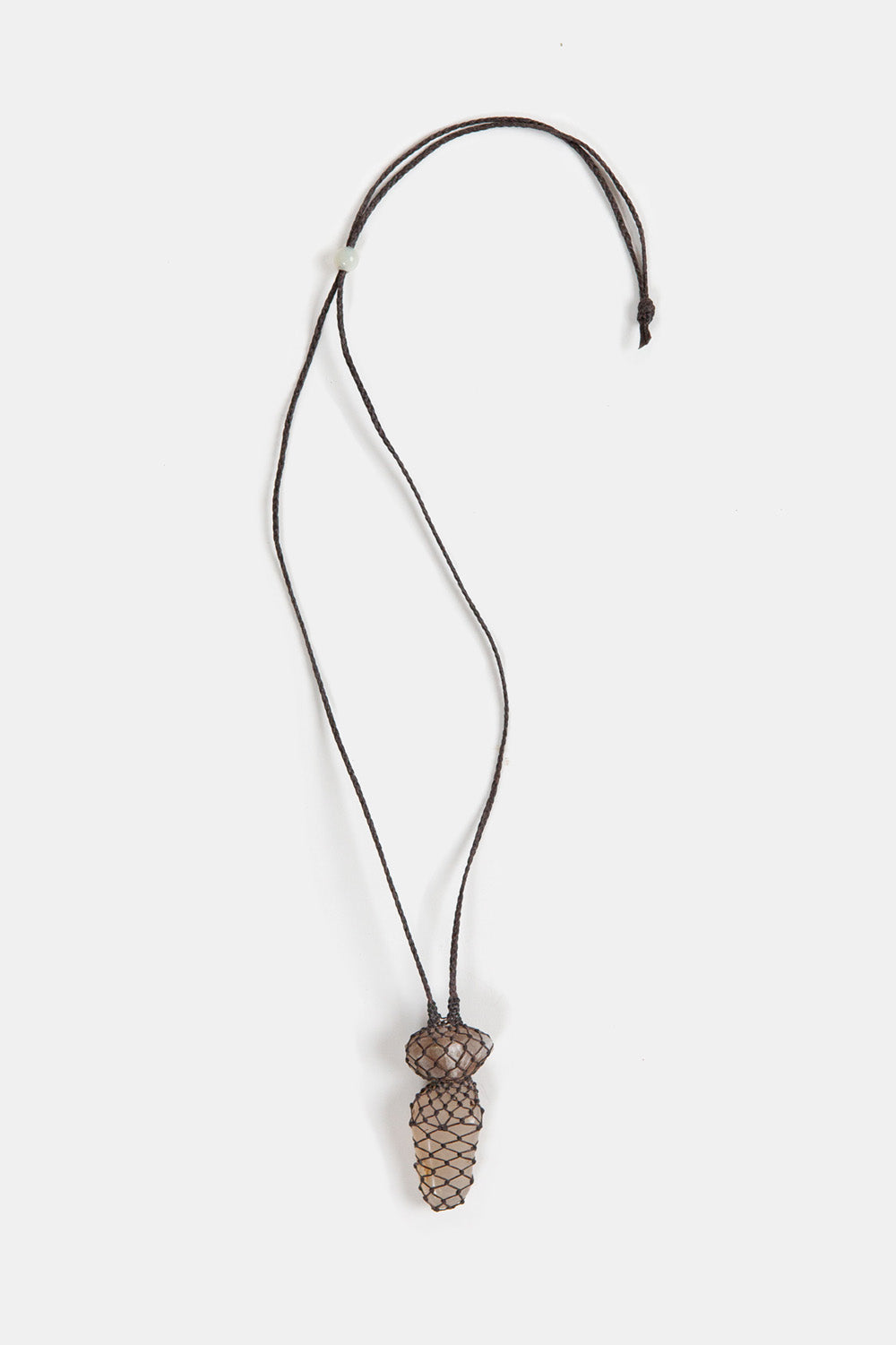 Carina Schott Whiskey Topaz and Montana Agate Necklace