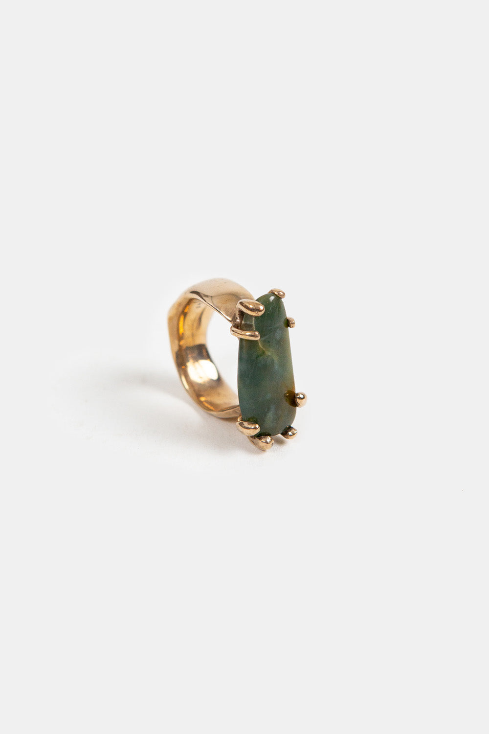 Carina Schott Jade and Bronze Ring