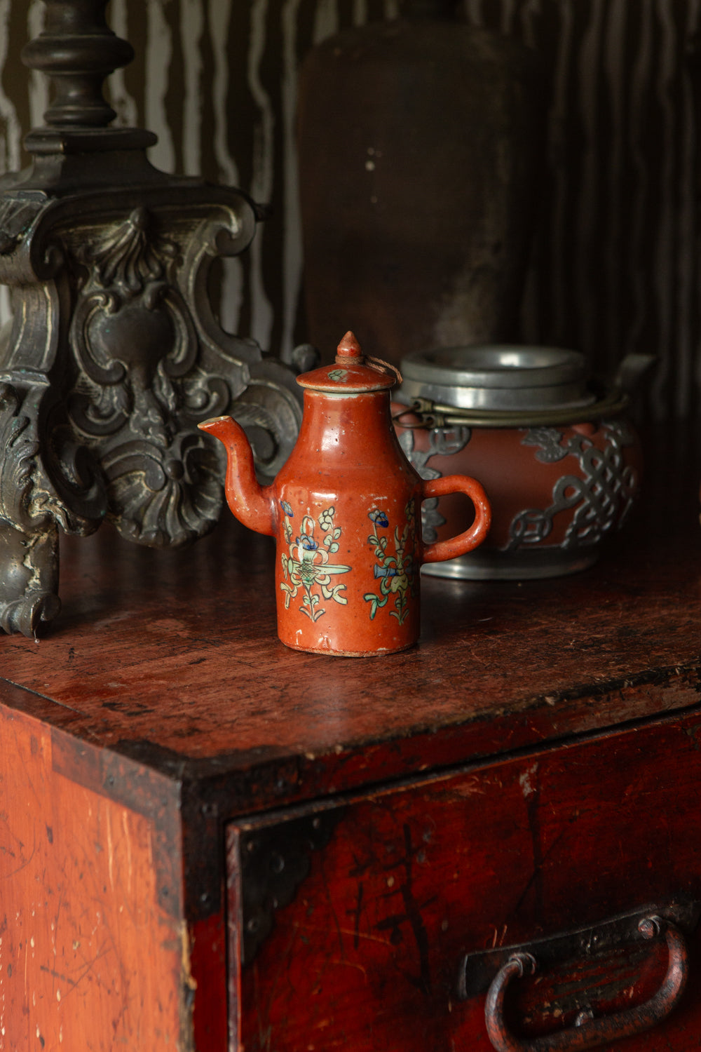 Antique Chinese Ceramic Oil Pot