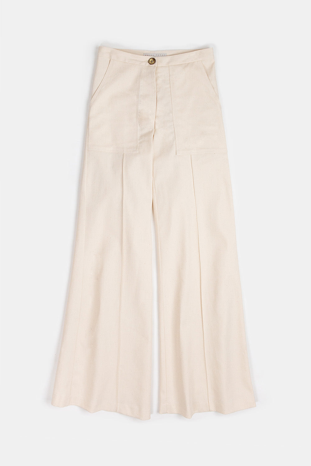 Darby Cotton Canvas Pants In Natural