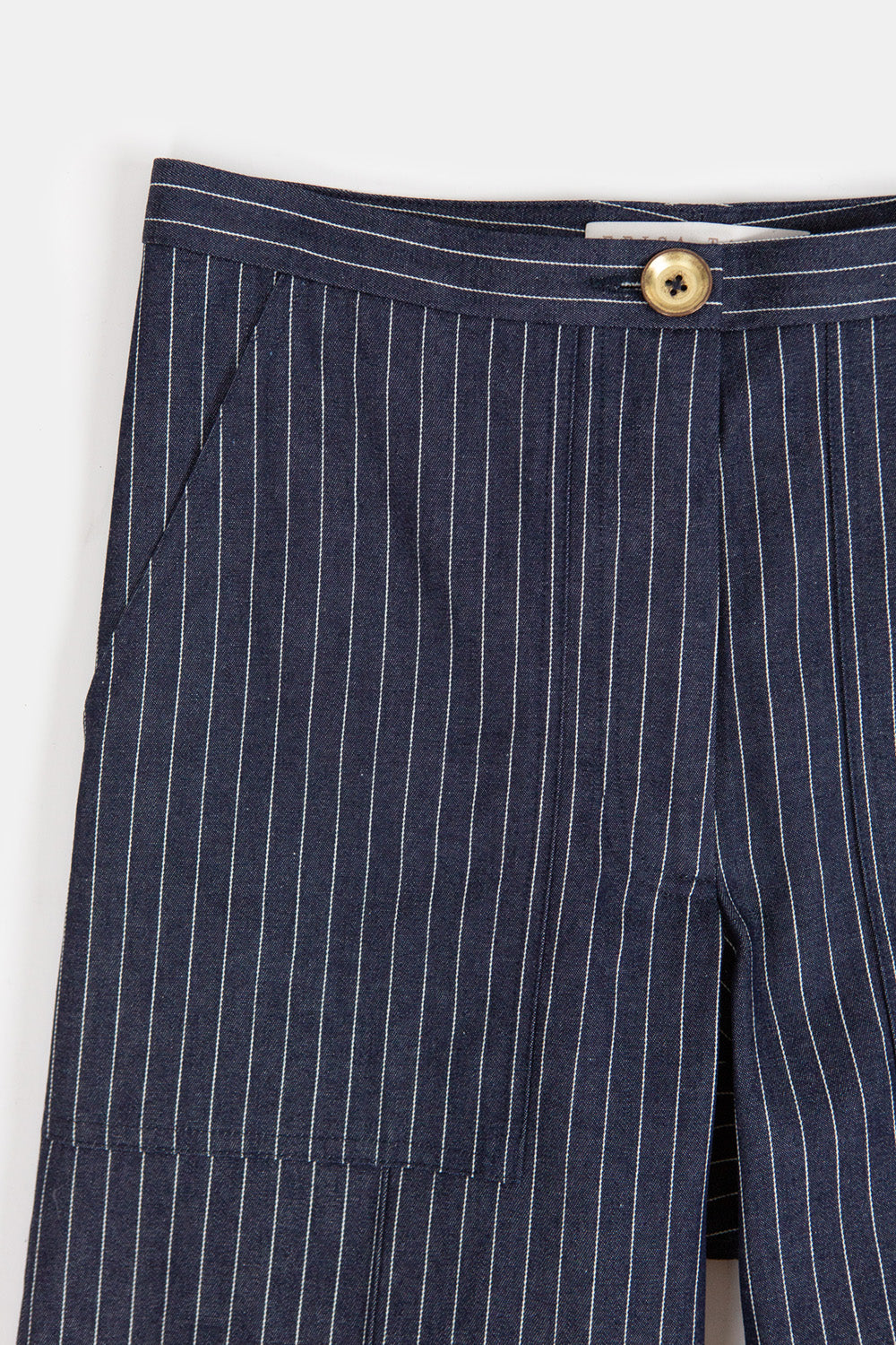Darby Denim Pant in Indigo Stripe
