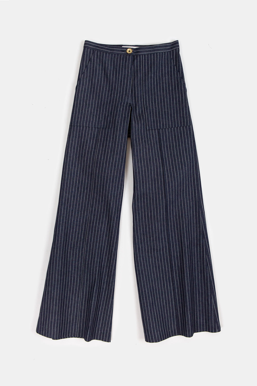Darby Denim Pant in Indigo Stripe