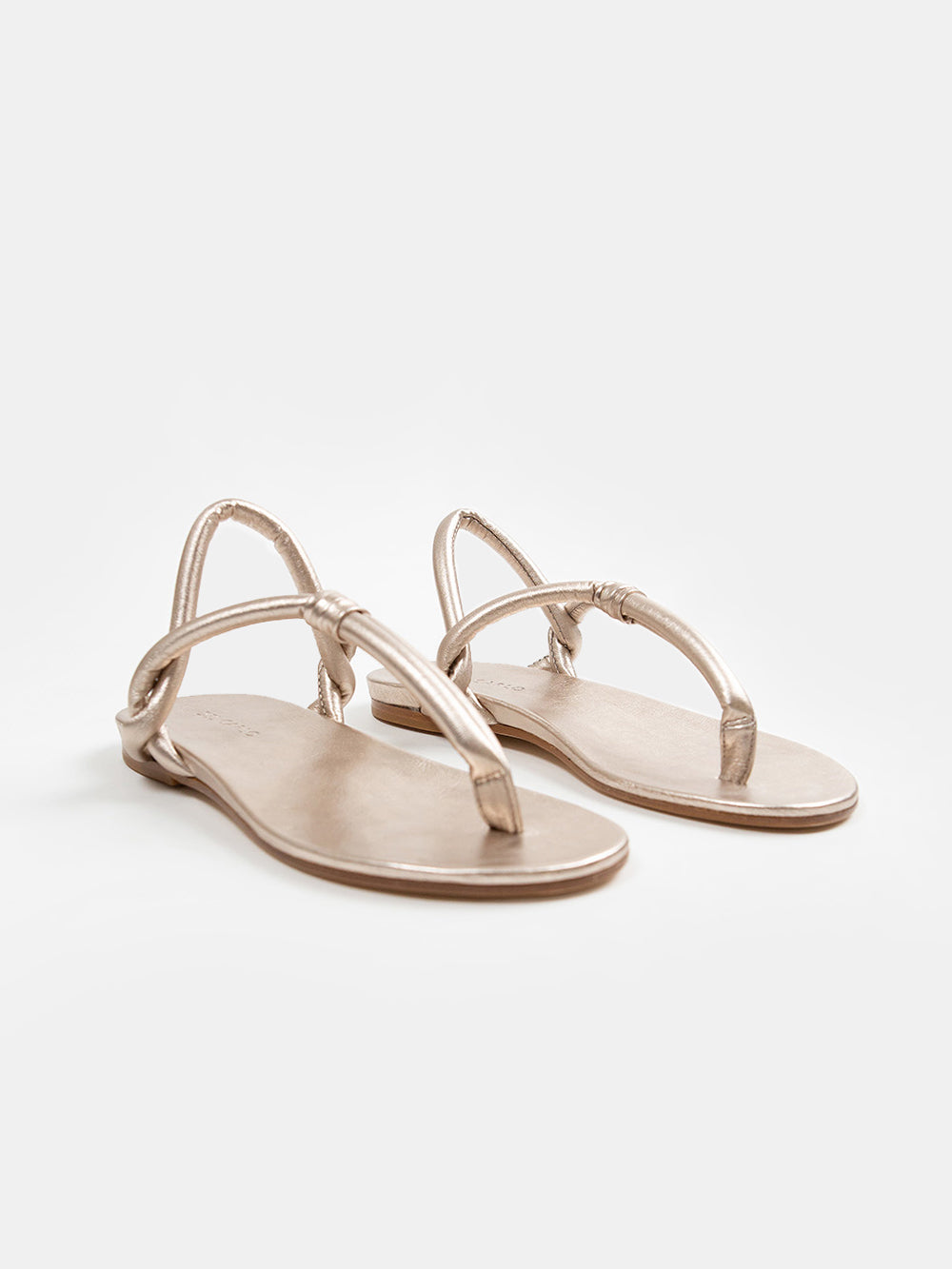 Del Carlo Dytt Sandals in Mirror Pirite