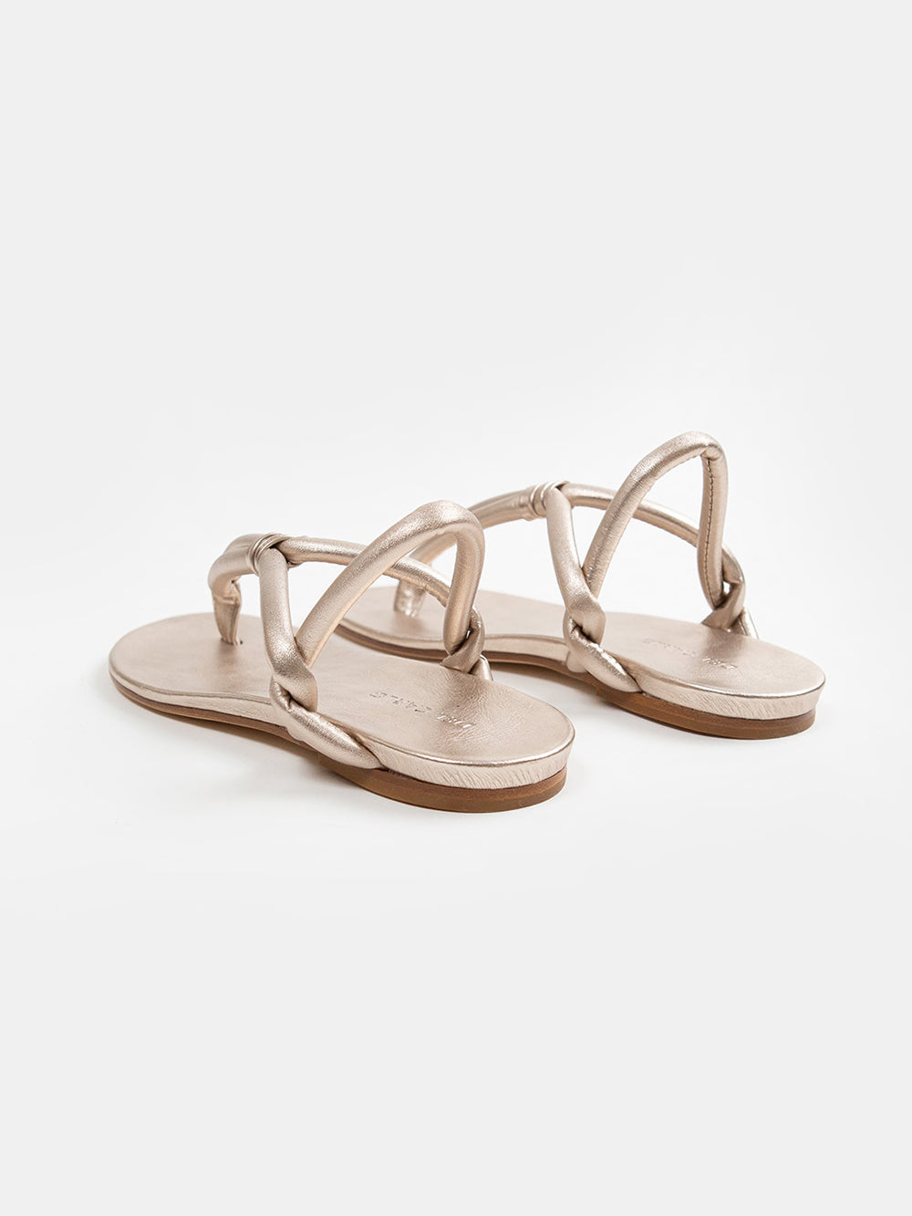 Del Carlo Dytt Sandals in Mirror Pirite