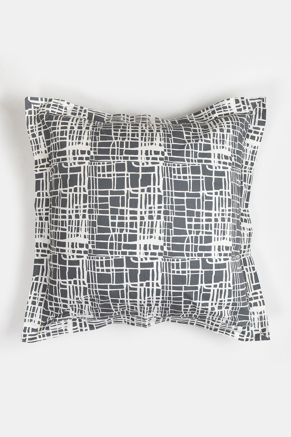 Cotton Euro Sham In Emily Payne 'Channel'