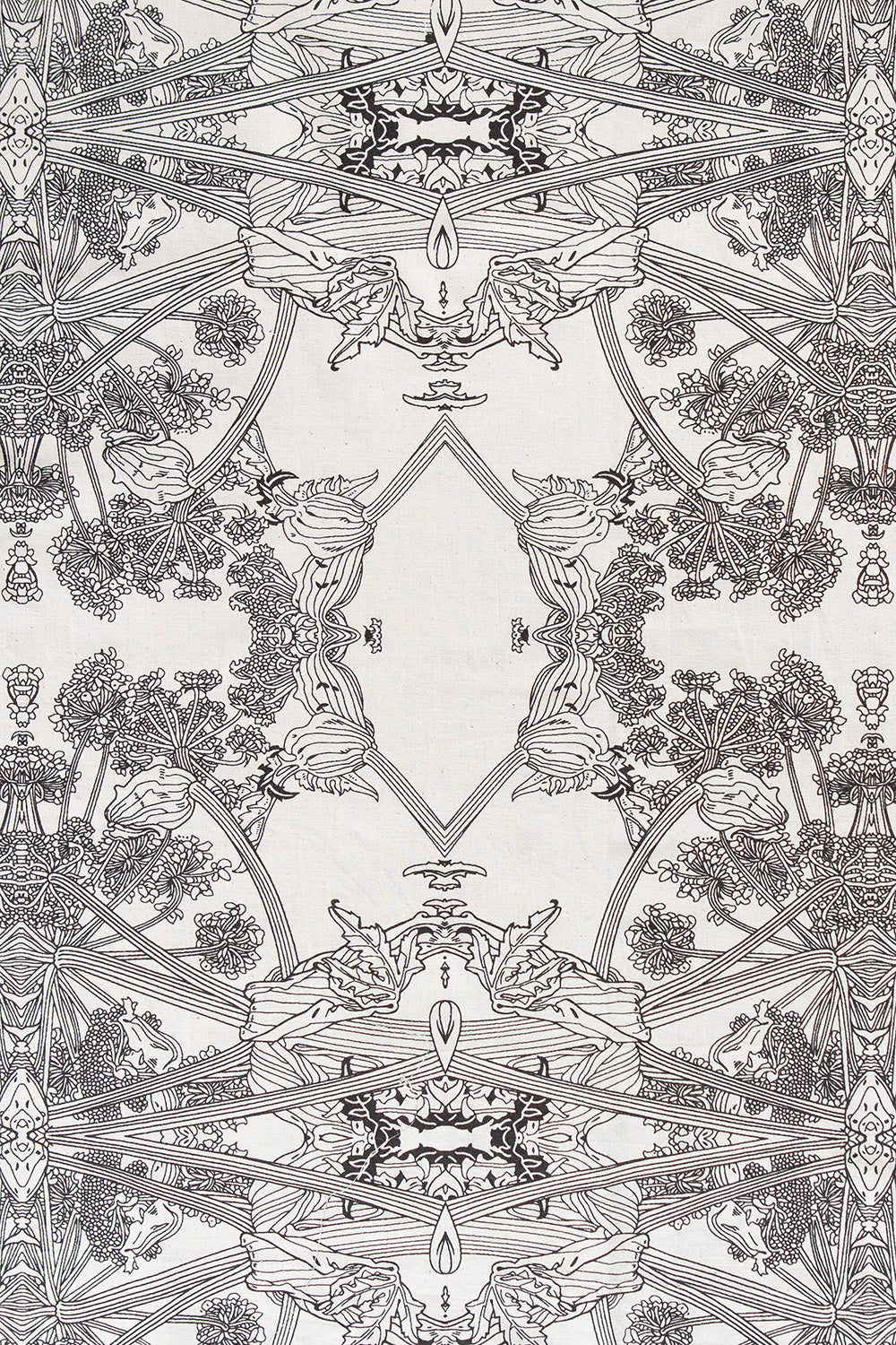 Botanicus Cotton in Natural/Black