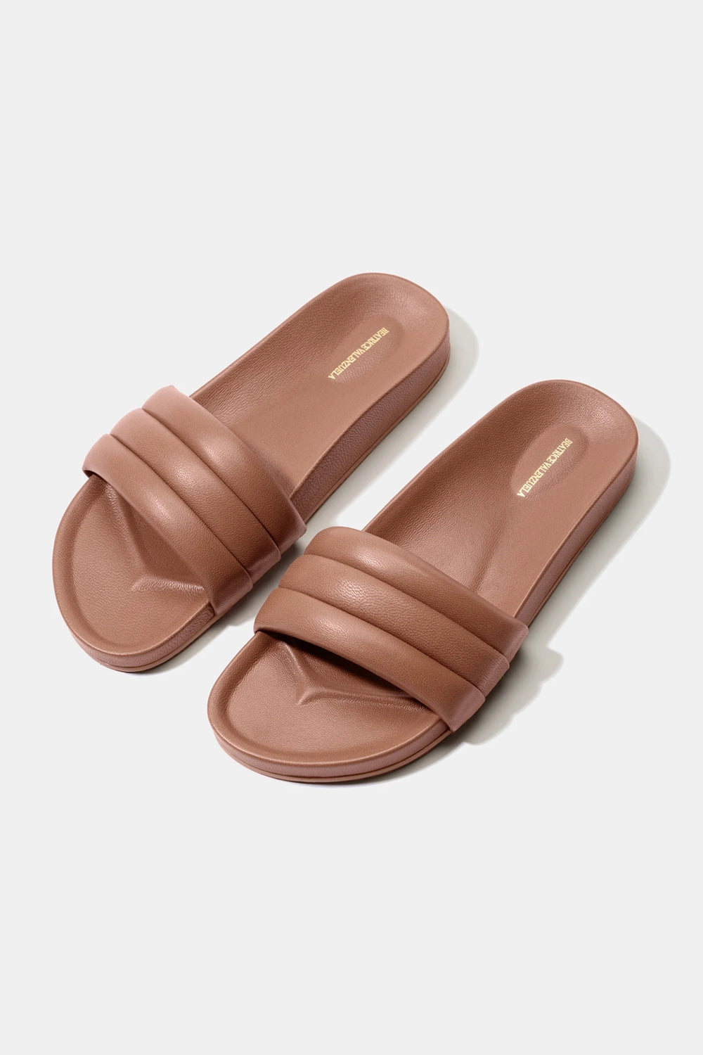 Beatrice Valenzuela Monocolor Sandalia In Fawn