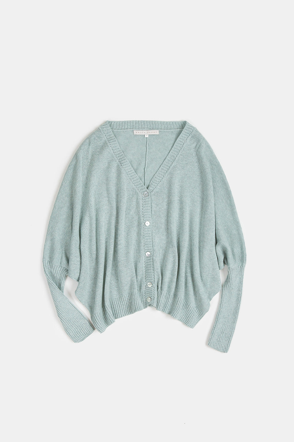 Grace Pima Cotton Cardigan in Mist