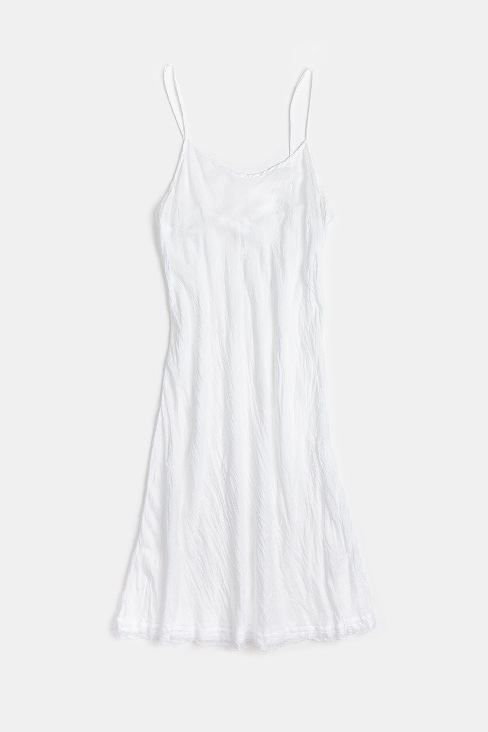 Greta Cotton Voile Slip Dress In White 0 Greta Cotton Voile Slip Dress In White 0