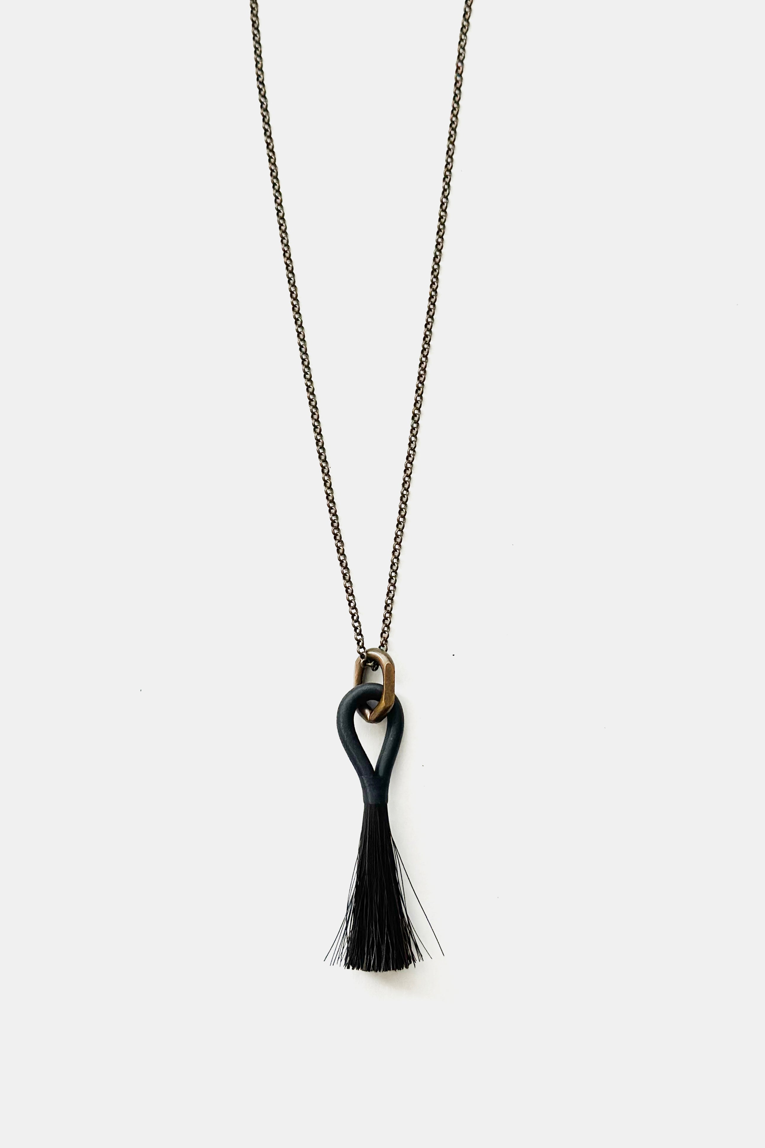 Boet Horse Tassel In Graphite/Black