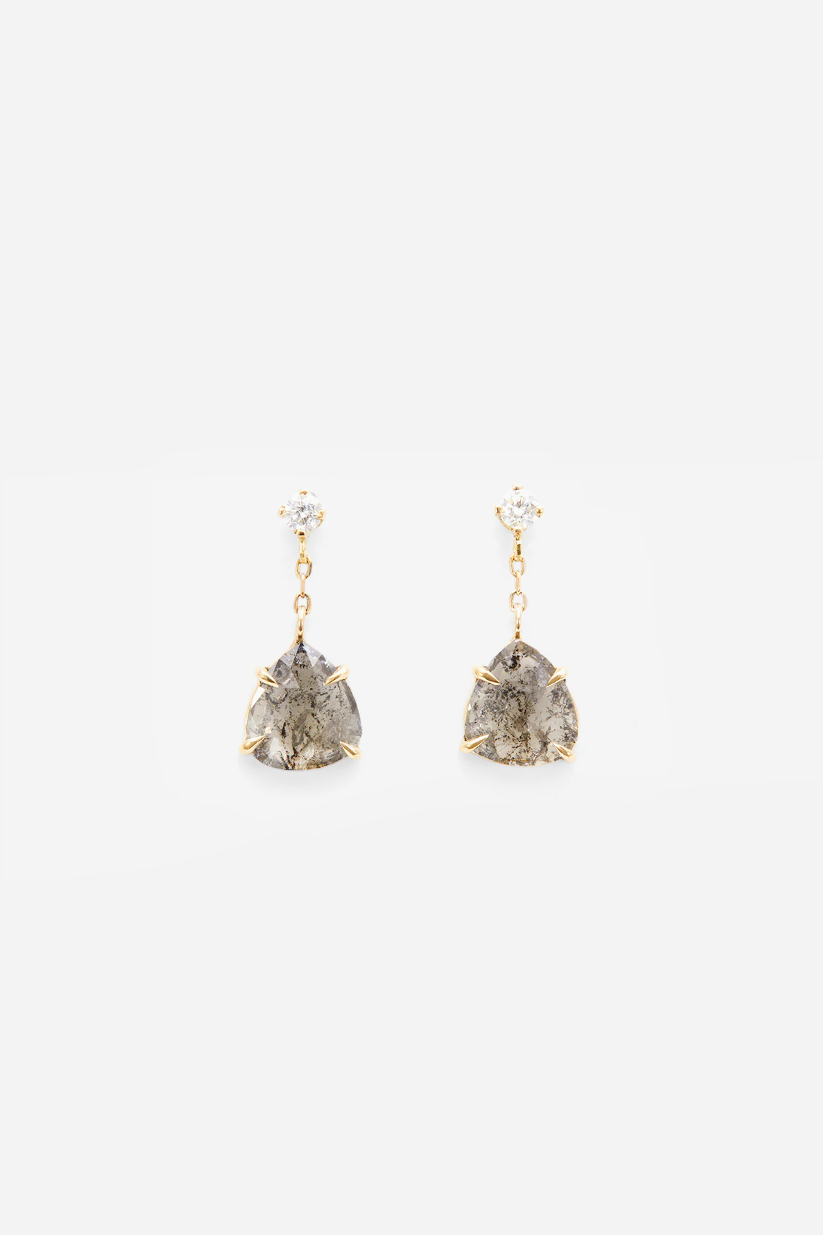 Satomi Kawakita Diamond Slice Earrings