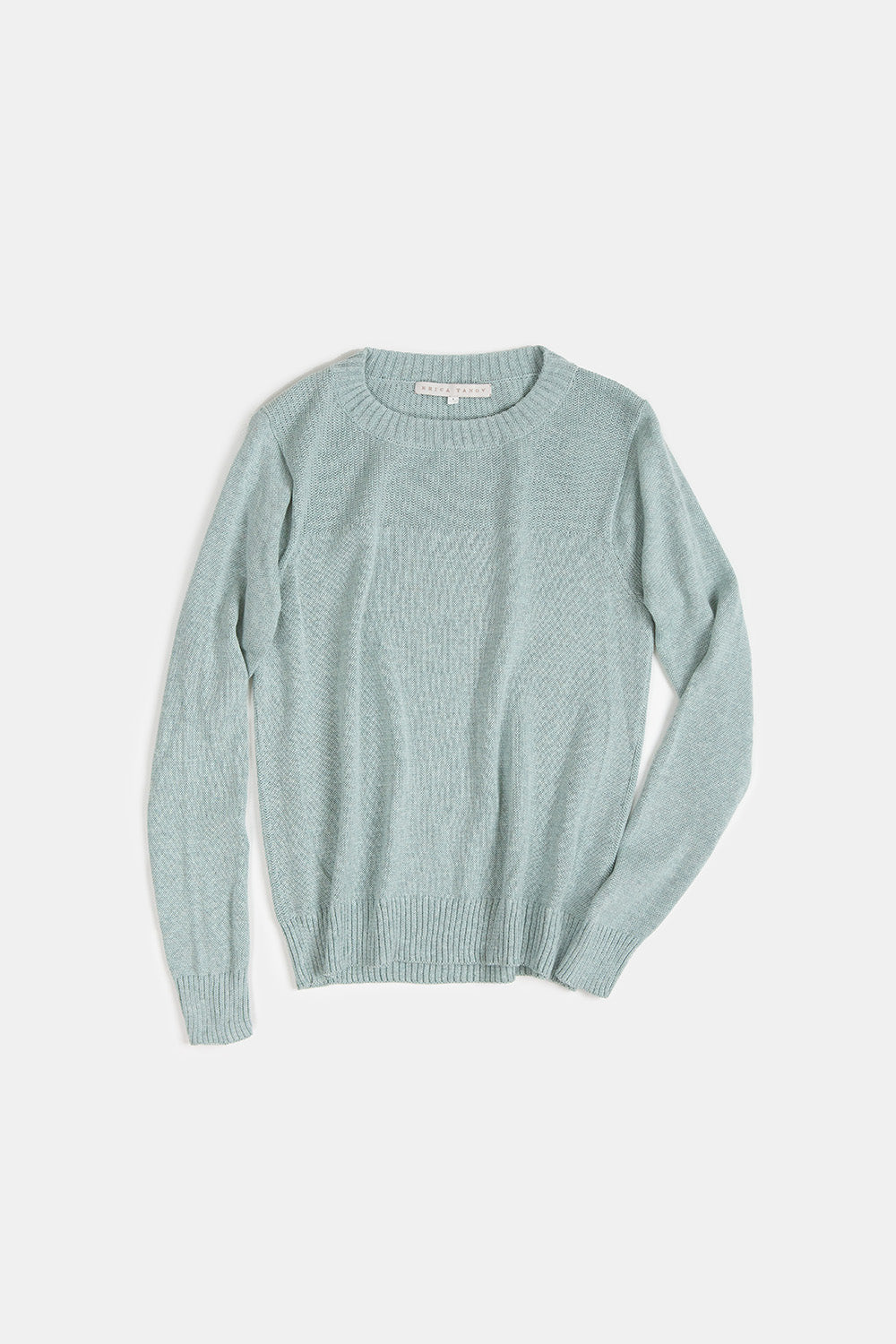 Isla Pima Cotton Sweater In Mist
