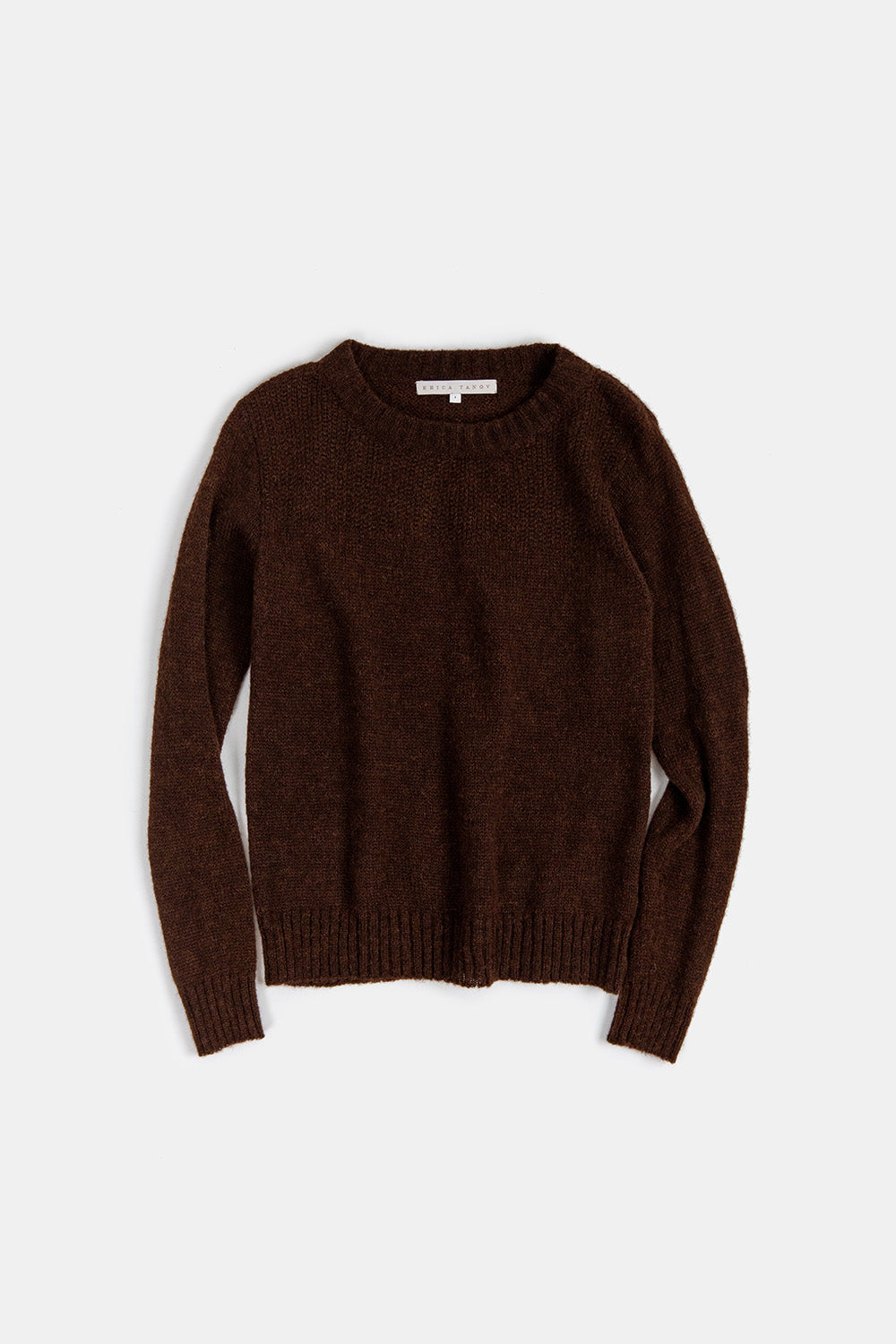 Isla Alpaca Wool Silk Sweater In Nocino