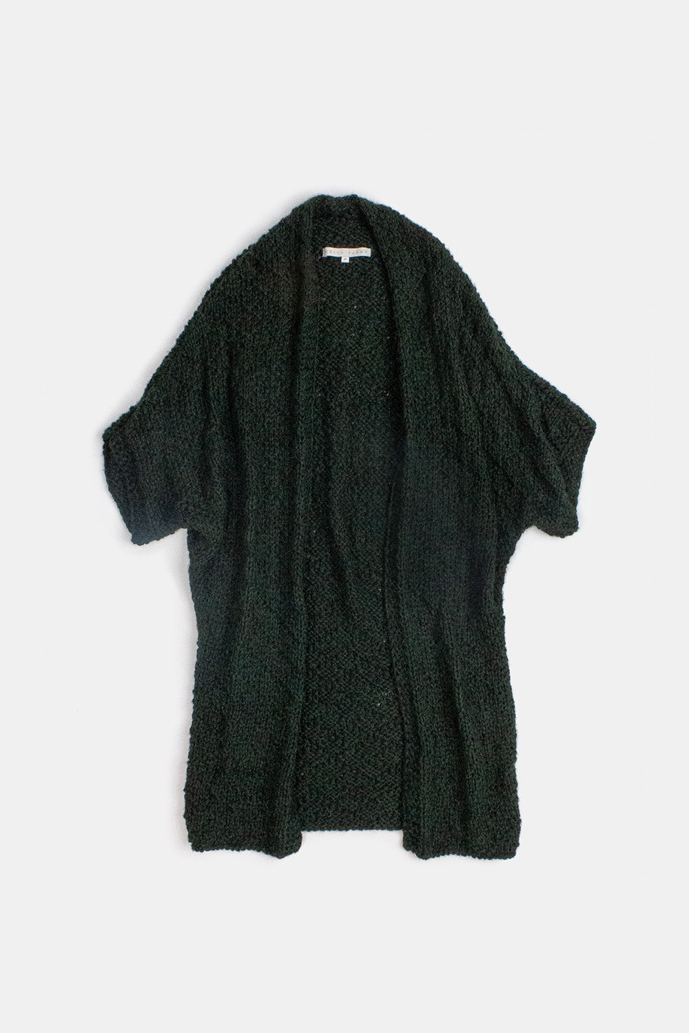 Alpaca Kimono Cardigan in Dark Spruce