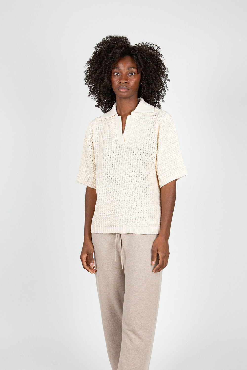 Lauren Manoogian Rack Polo in Ivory