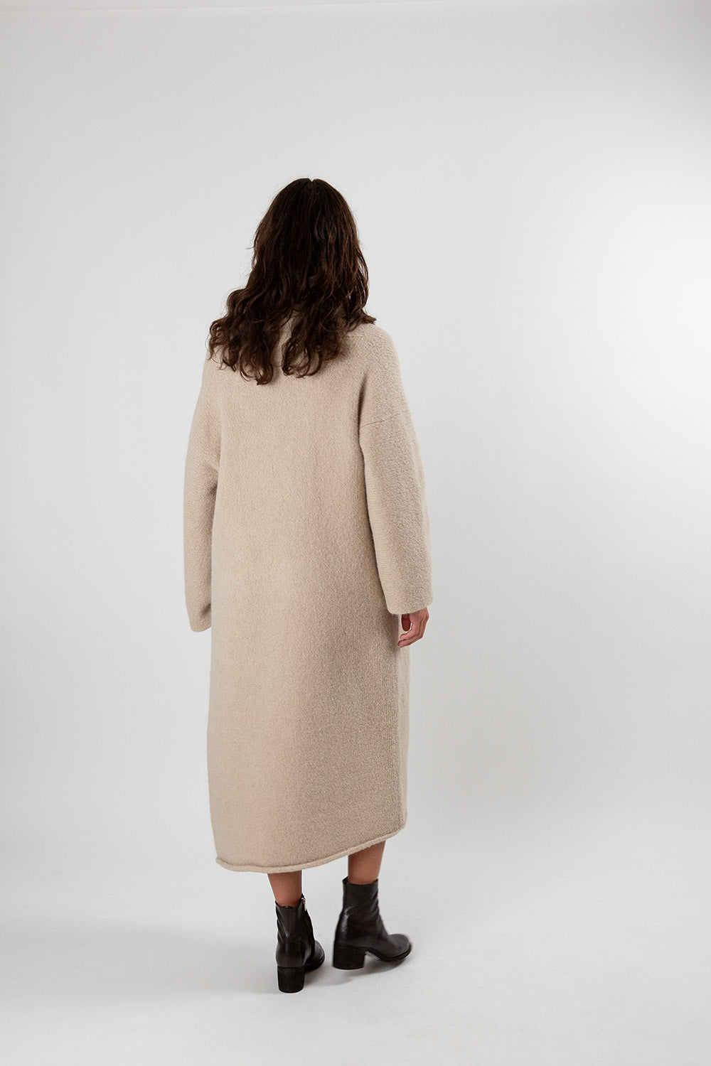 Lauren Manoogian Long Shawl Cardigan In Antique