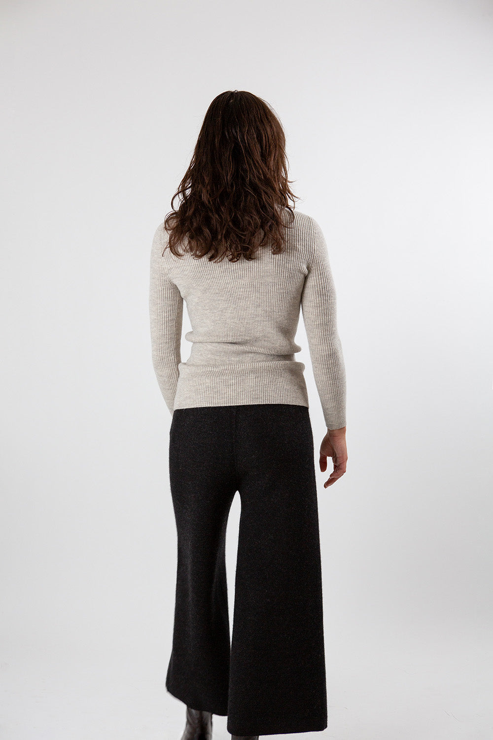 Lauren Manoogian Rib 3/4 Crewneck In Carrara