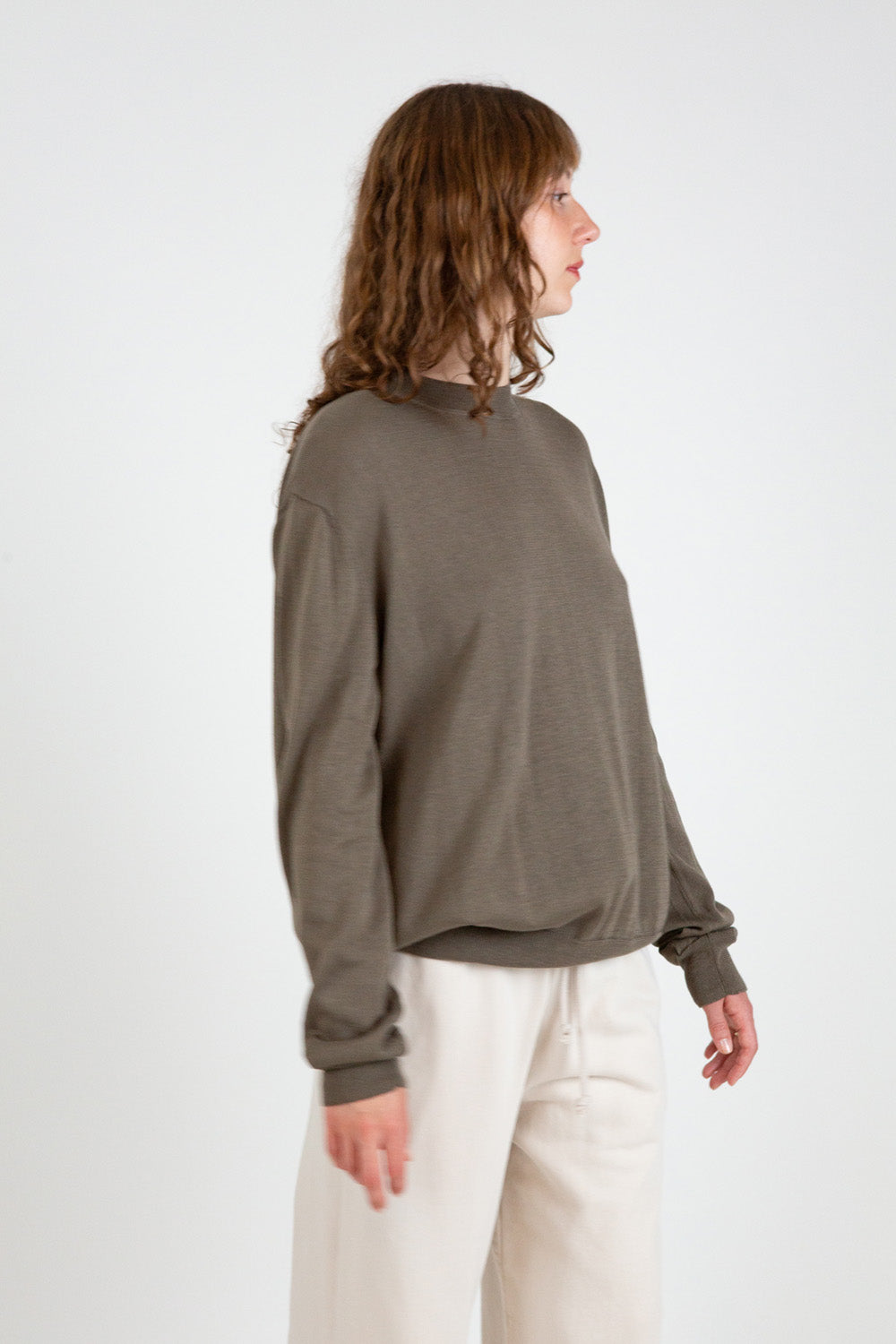 Lauren Manoogian Veil Crewneck in Rock