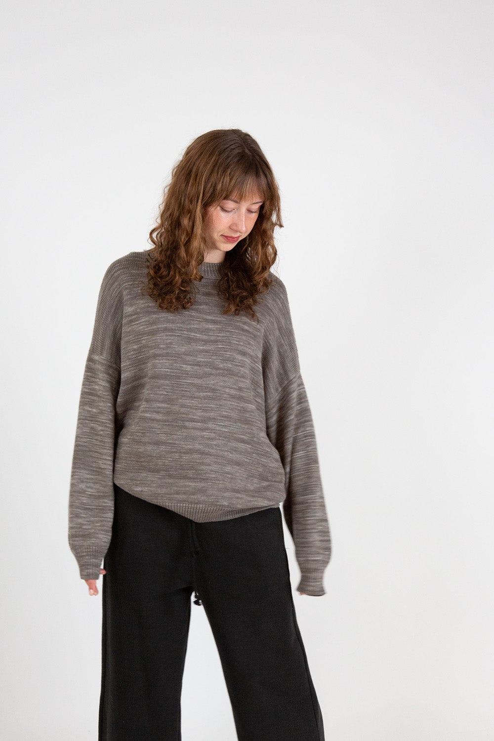 Lauren Manoogian Watercolor Crewneck in Rock