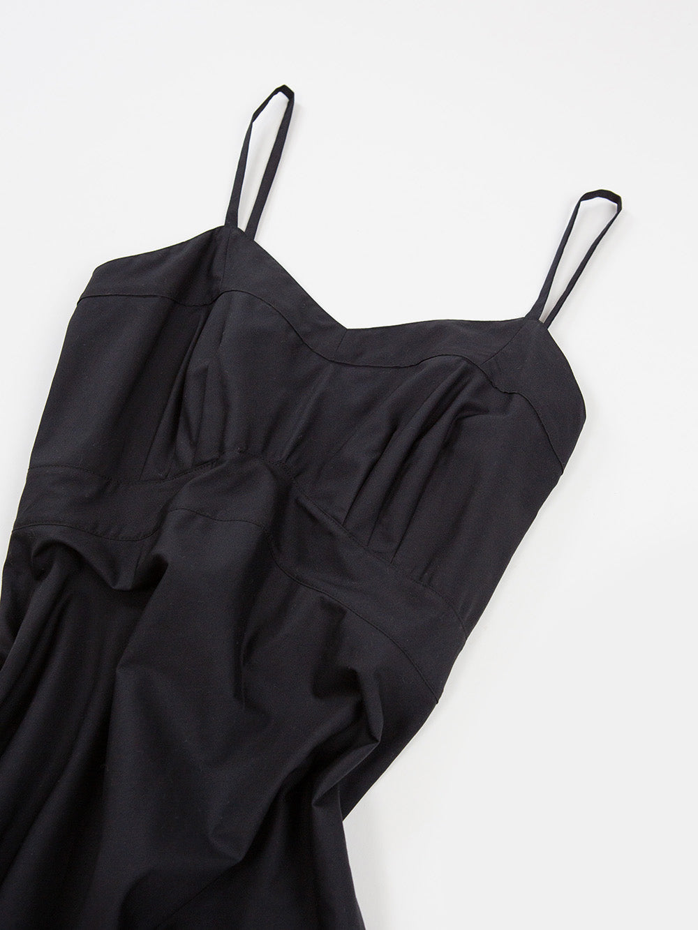 Long Lola Cotton Dress In Black