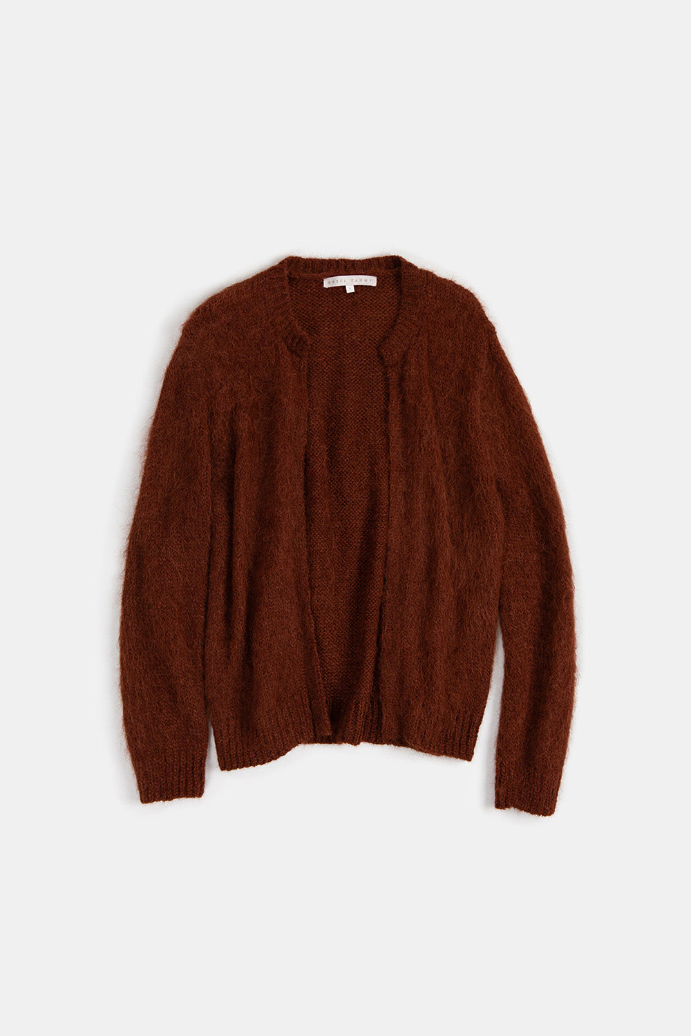 Alpaca Open Cardigan In Amaro