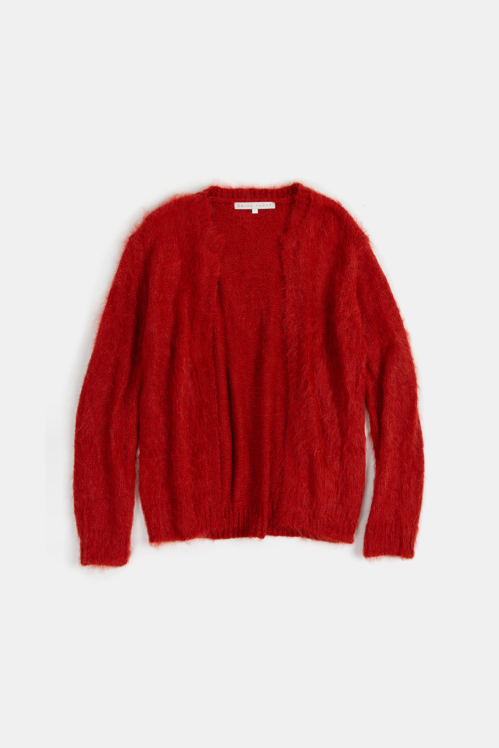 Alpaca Open Cardigan In Paprika