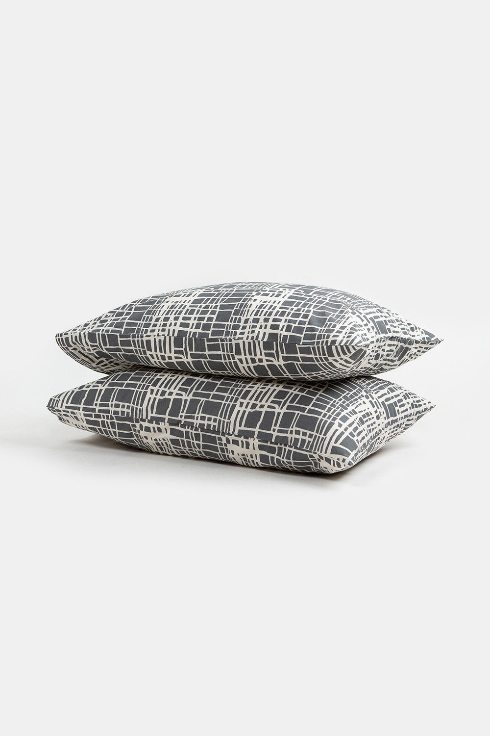 Cotton Pillowcase Pair In Emily Payne 'Channel'
