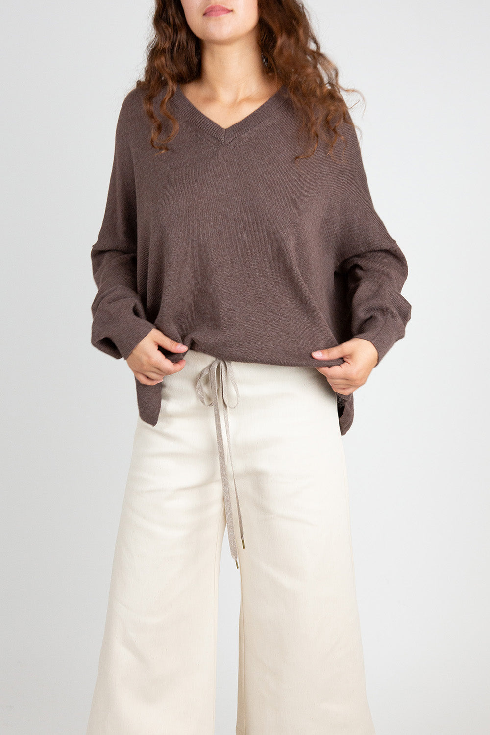 Ramona Cotton Canvas Pant In Natural