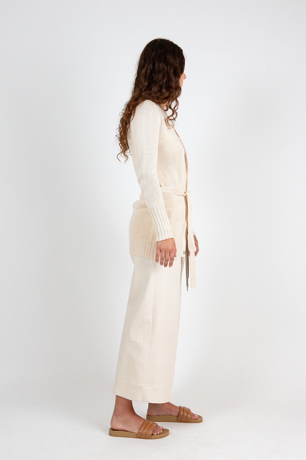 Ramona Cotton Canvas Pant In Natural