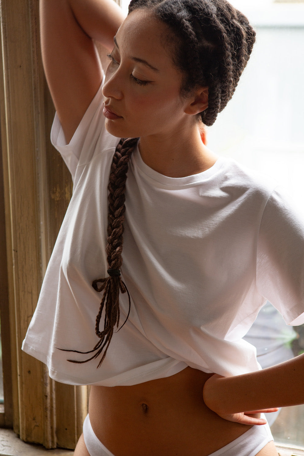 Pima Cotton Tee in White