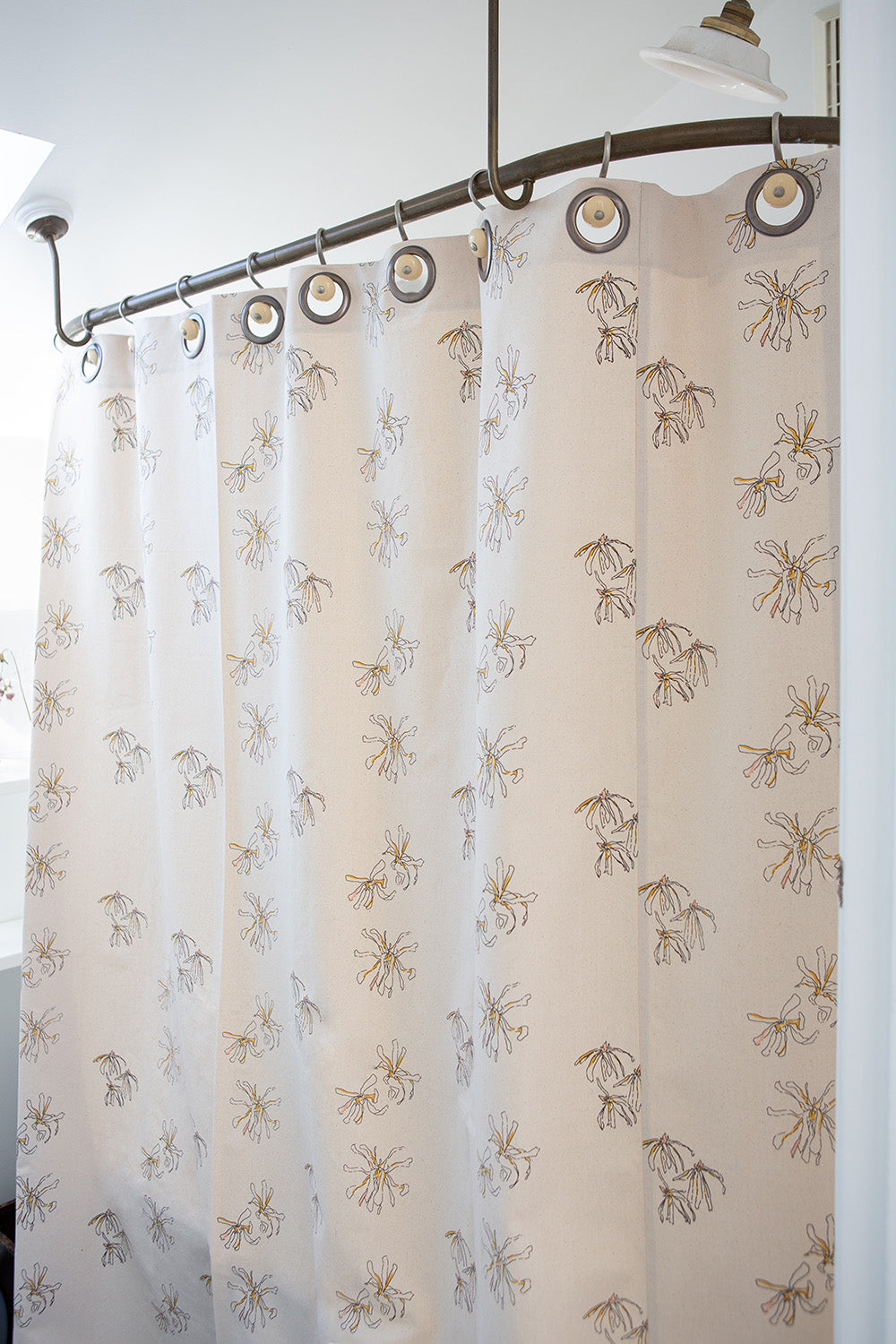 Cotton Shower Curtain in Stellata