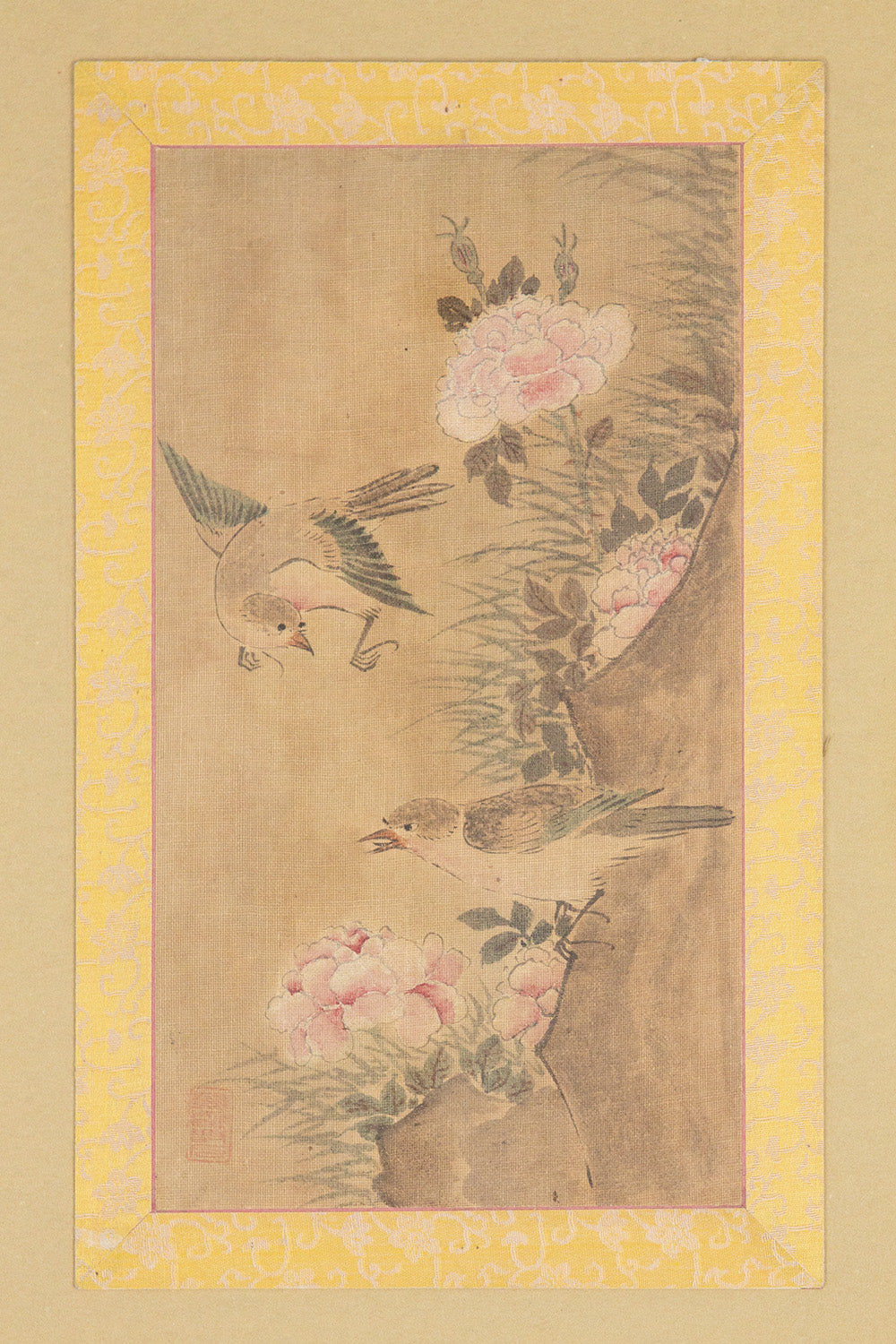 Framed Chinese Silk Tapestry