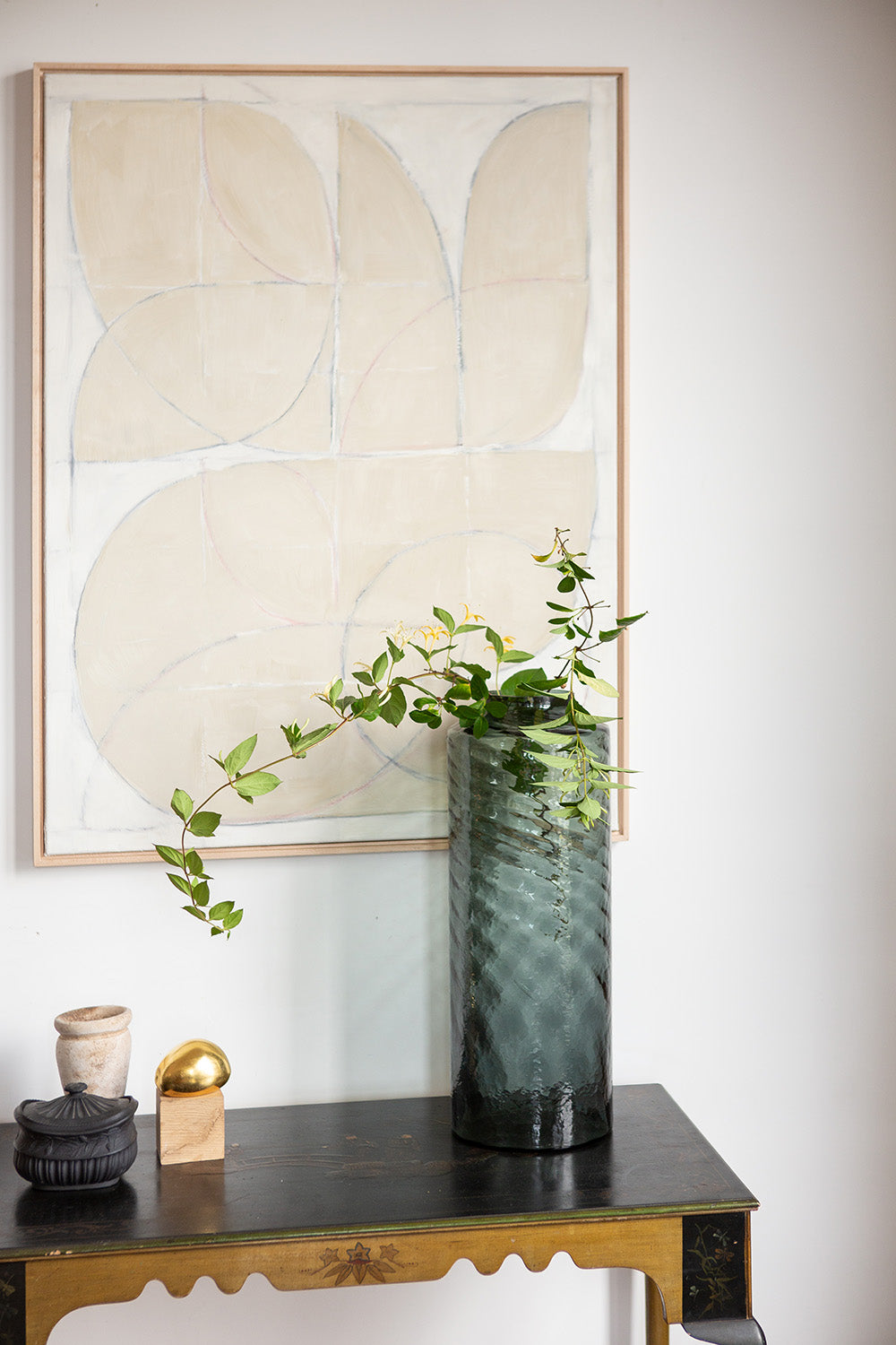 Blenko Charcoal Glass Vase 1971