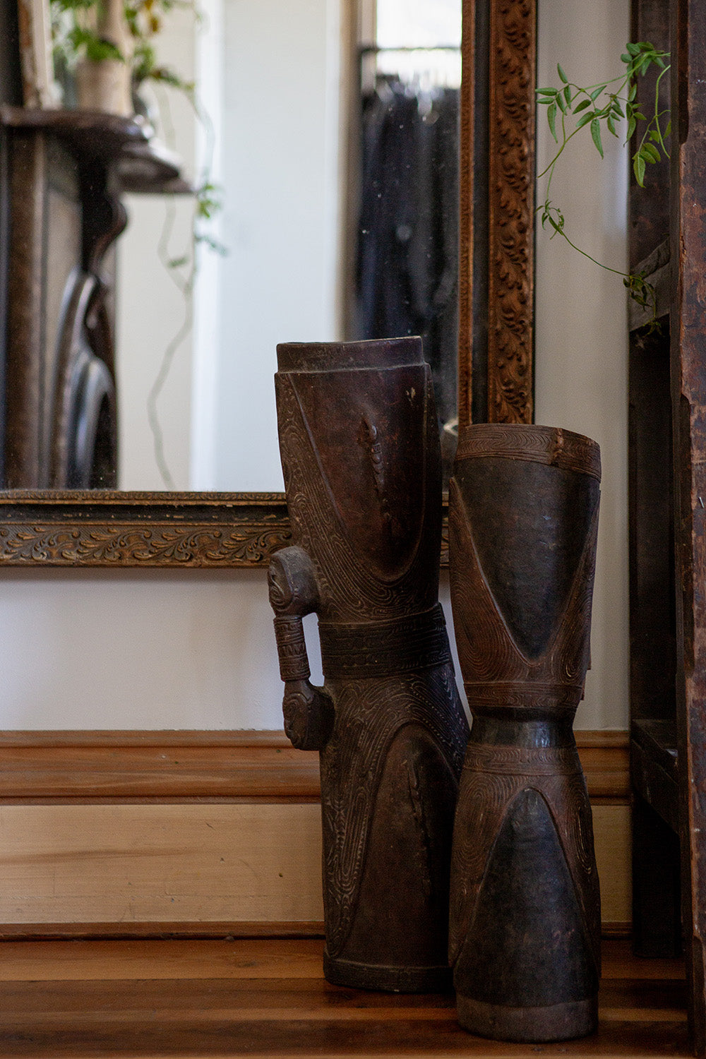 Malagasy Wood Drum Base