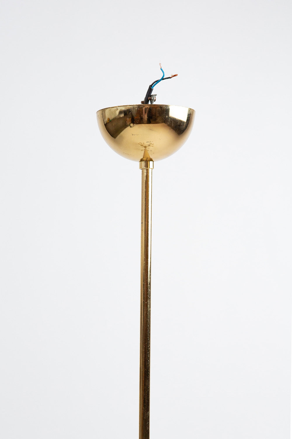 1970s Gaetano Sciolari Brass & Crystal Chandelier