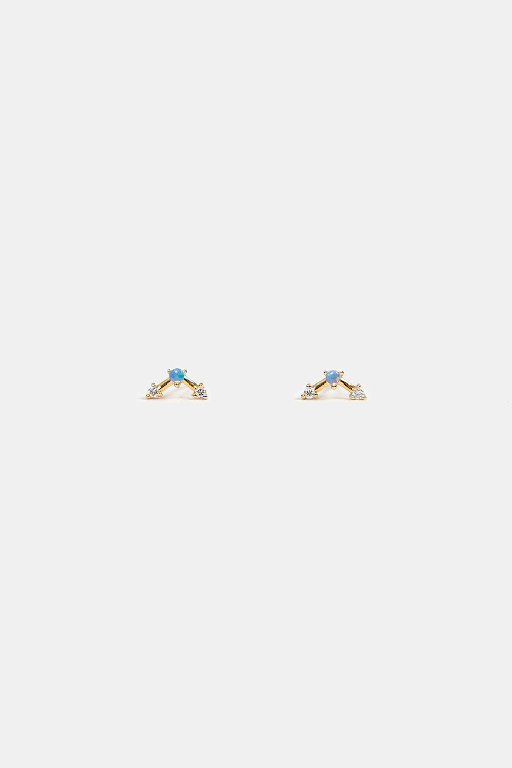 WWAKE Mini Three-Step Point Earrings